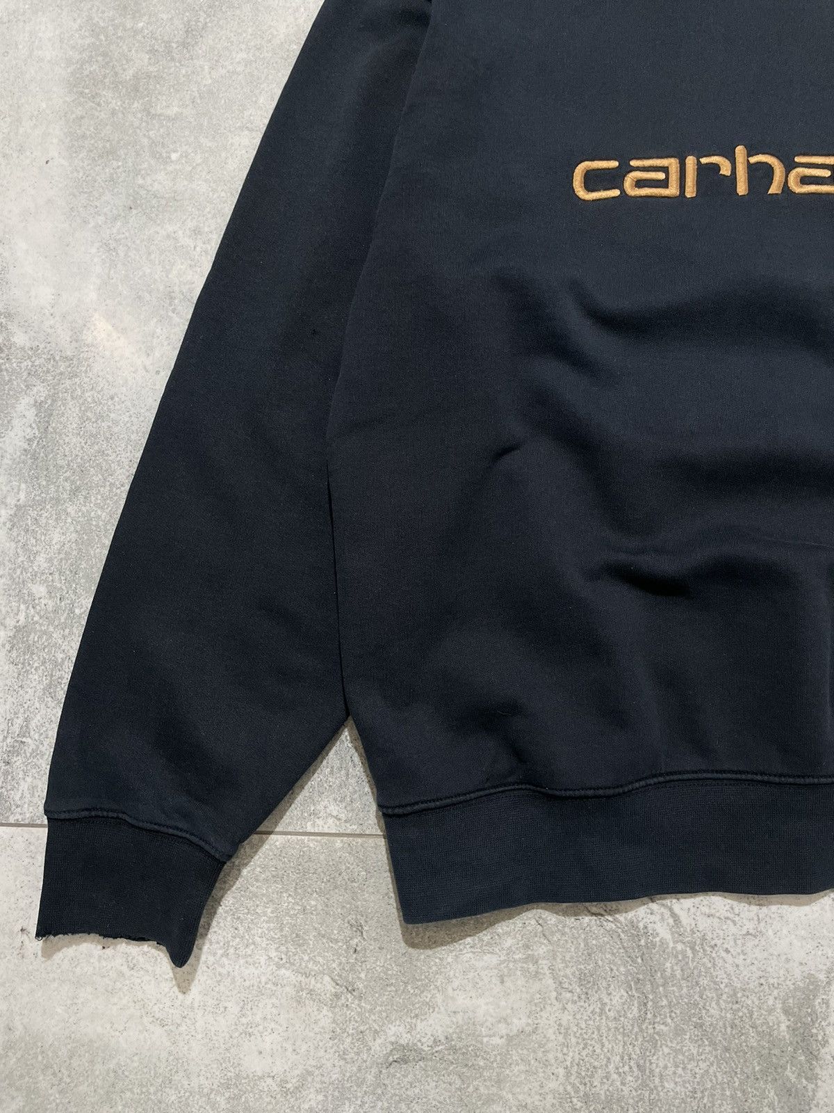 Carhartt Vintage 90s Carhartt Distressed Boxy Sweatshirt Y2K Size US L / EU 52-54 / 3 - 4 Thumbnail