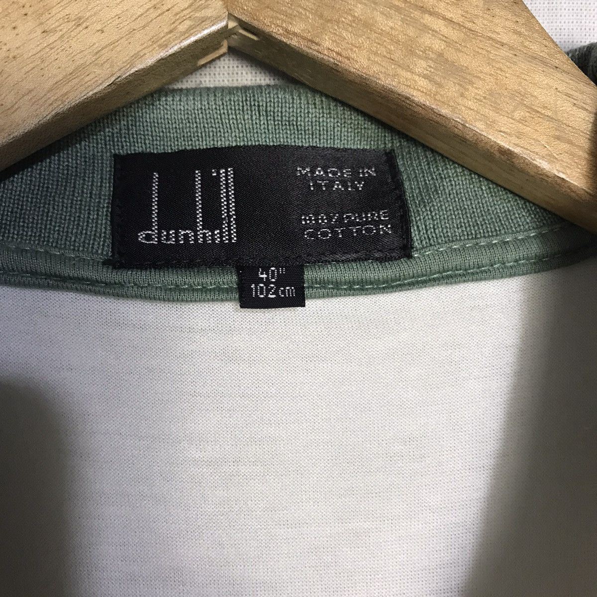 Alfred Dunhill × Vintage Vintage dunhill polo shirt made in italy Size US M / EU 48-50 / 2 - 4 Thumbnail