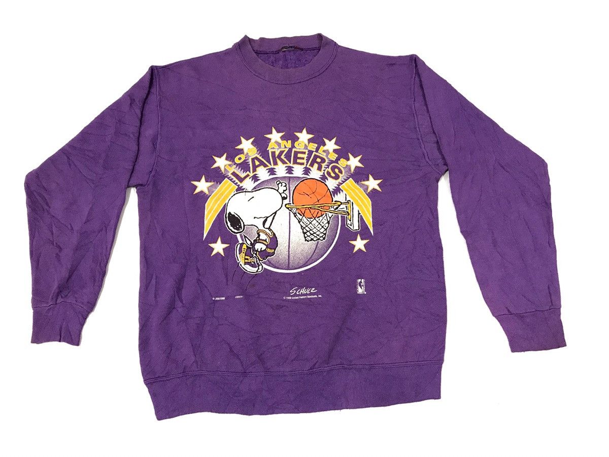 NBA × Vintage Vintage LA Lakers Sweatshirt x Snoopy Size US S / EU 44-46 / 1 - 1 Thumbnail
