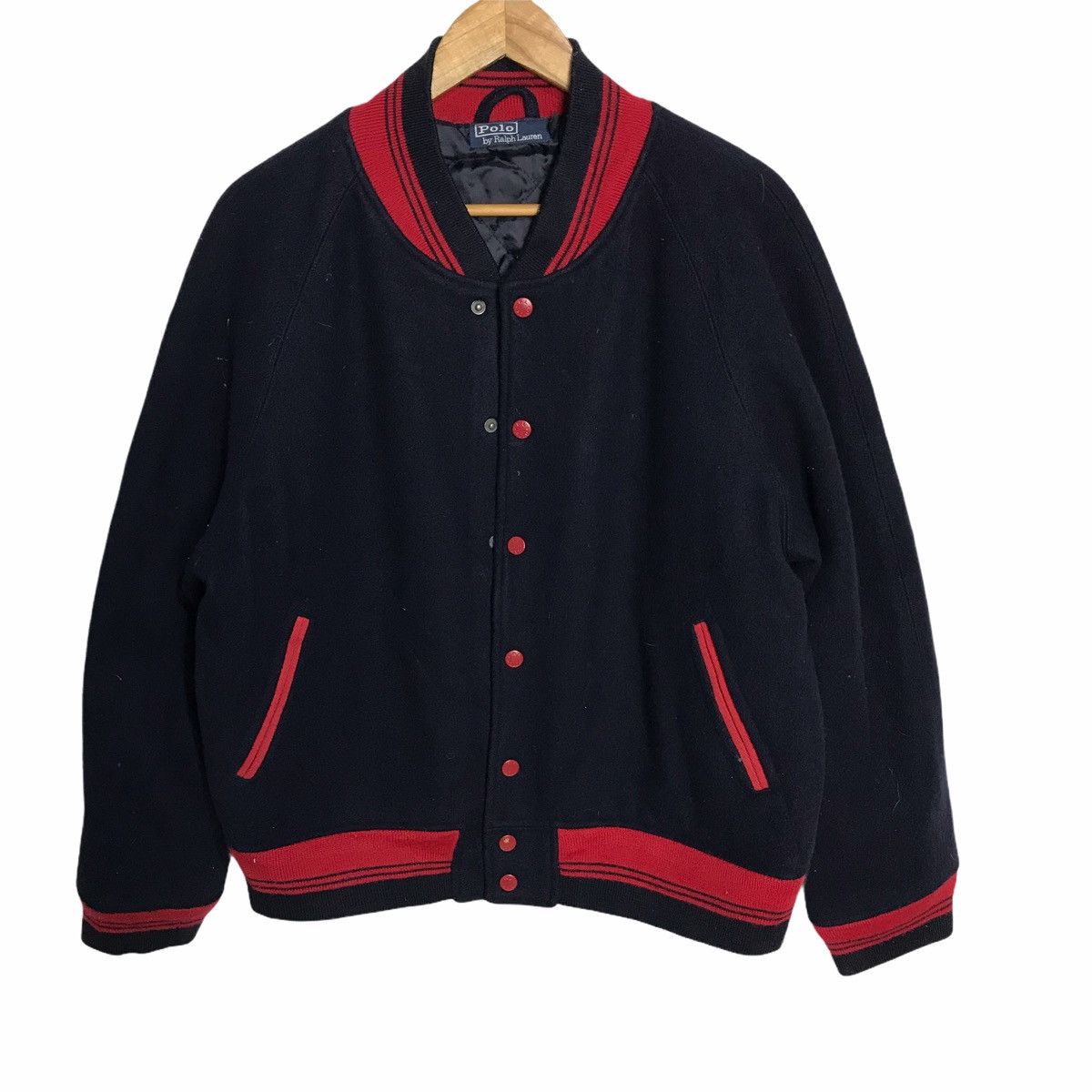Polo Ralph Lauren Polo ralph lauren wool varsity jacket Size US L / EU 52-54 / 3 - 1 Thumbnail