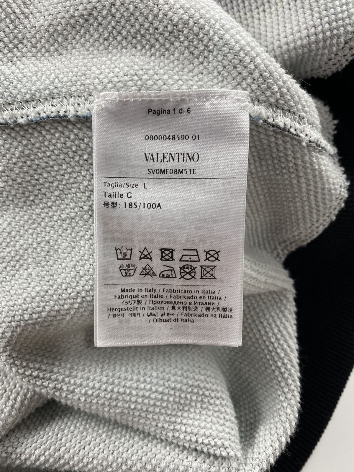 Undercover × Valentino Valentino x Undercover F/W’19 V UFO Face Zip Up Jacket Size US L / EU 52-54 / 3 - 8 Thumbnail