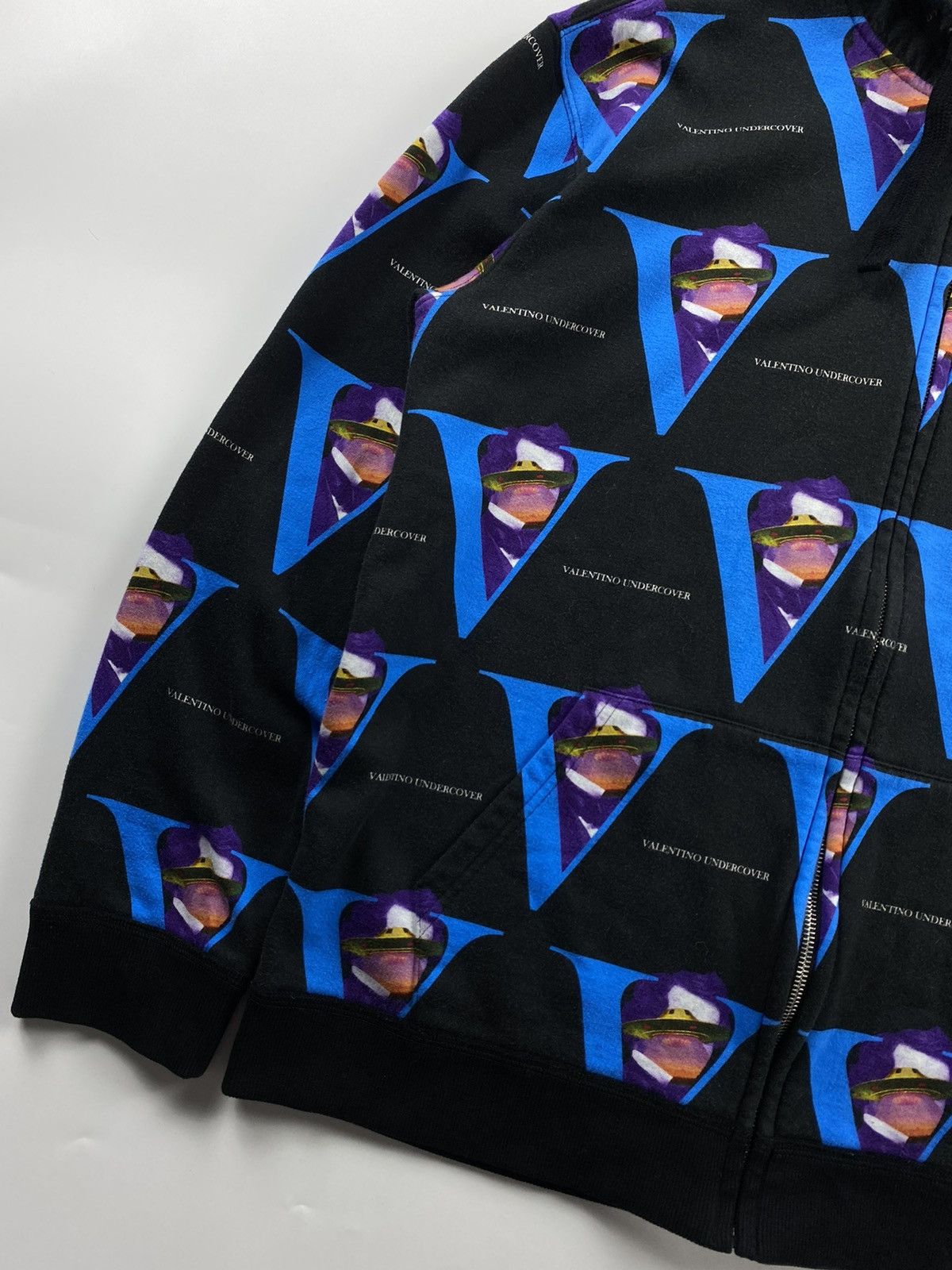 Undercover × Valentino Valentino x Undercover F/W’19 V UFO Face Zip Up Jacket Size US L / EU 52-54 / 3 - 2 Thumbnail