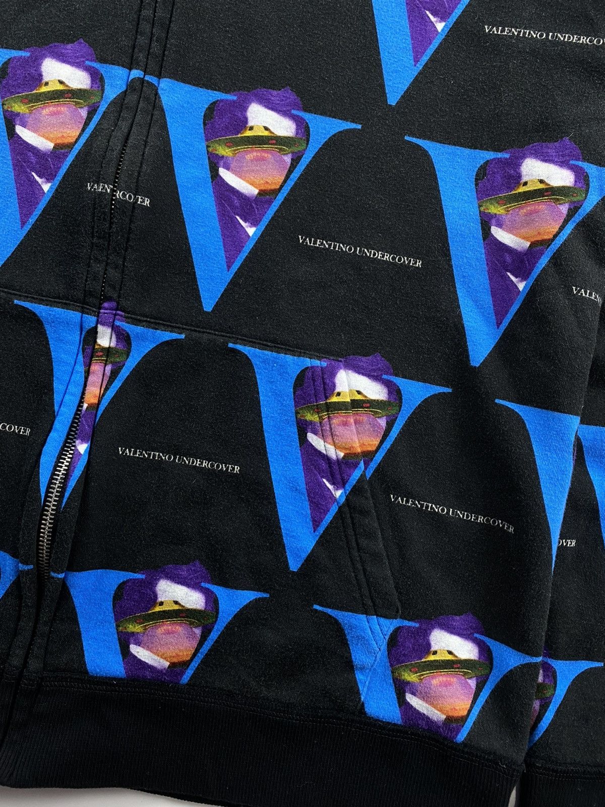 Undercover × Valentino Valentino x Undercover F/W’19 V UFO Face Zip Up Jacket Size US L / EU 52-54 / 3 - 4 Thumbnail