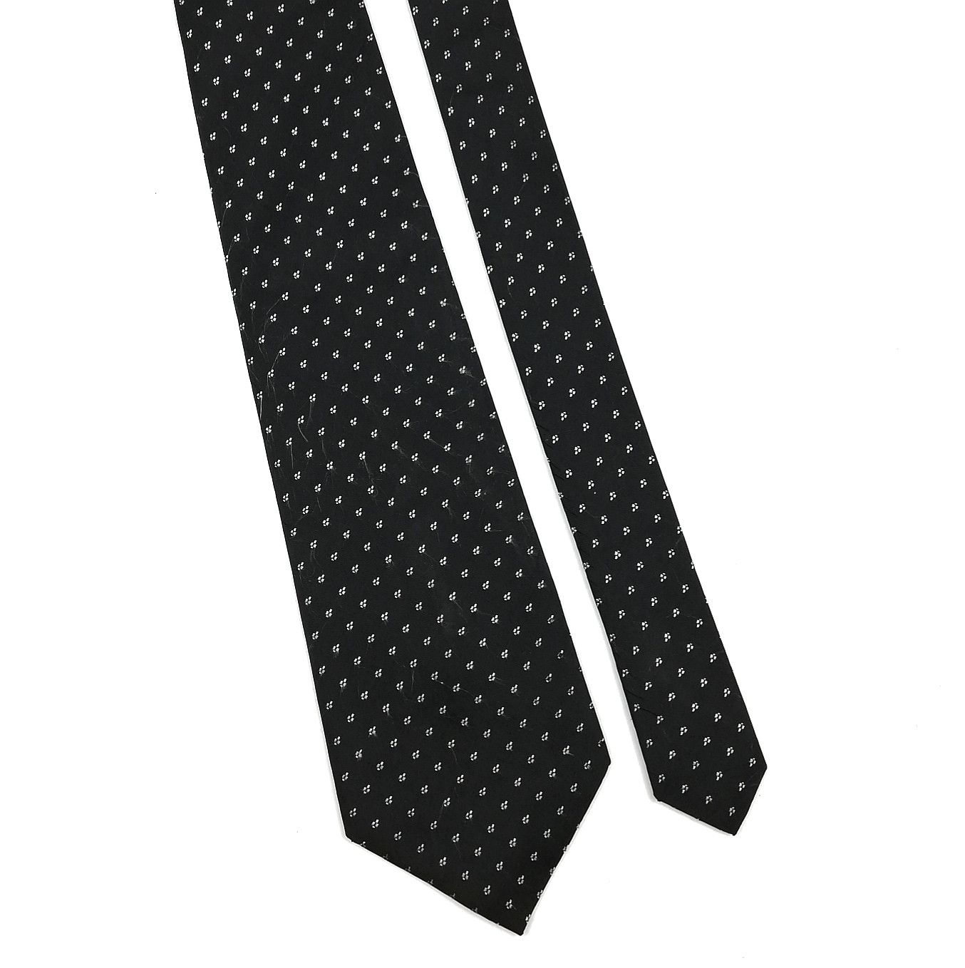 Prada PRADA MILANO ITALY NECKTIE GEOMETRIC DESIGN BLACK COLOUR Size ONE SIZE - 6 Thumbnail