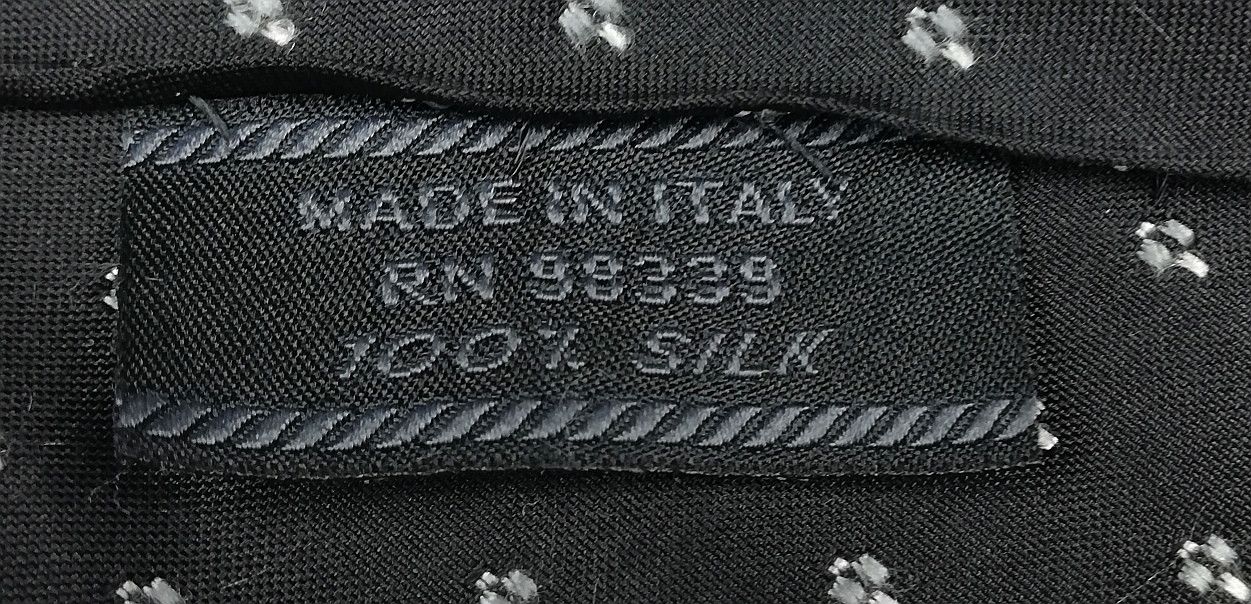 Prada PRADA MILANO ITALY NECKTIE GEOMETRIC DESIGN BLACK COLOUR Size ONE SIZE - 4 Thumbnail