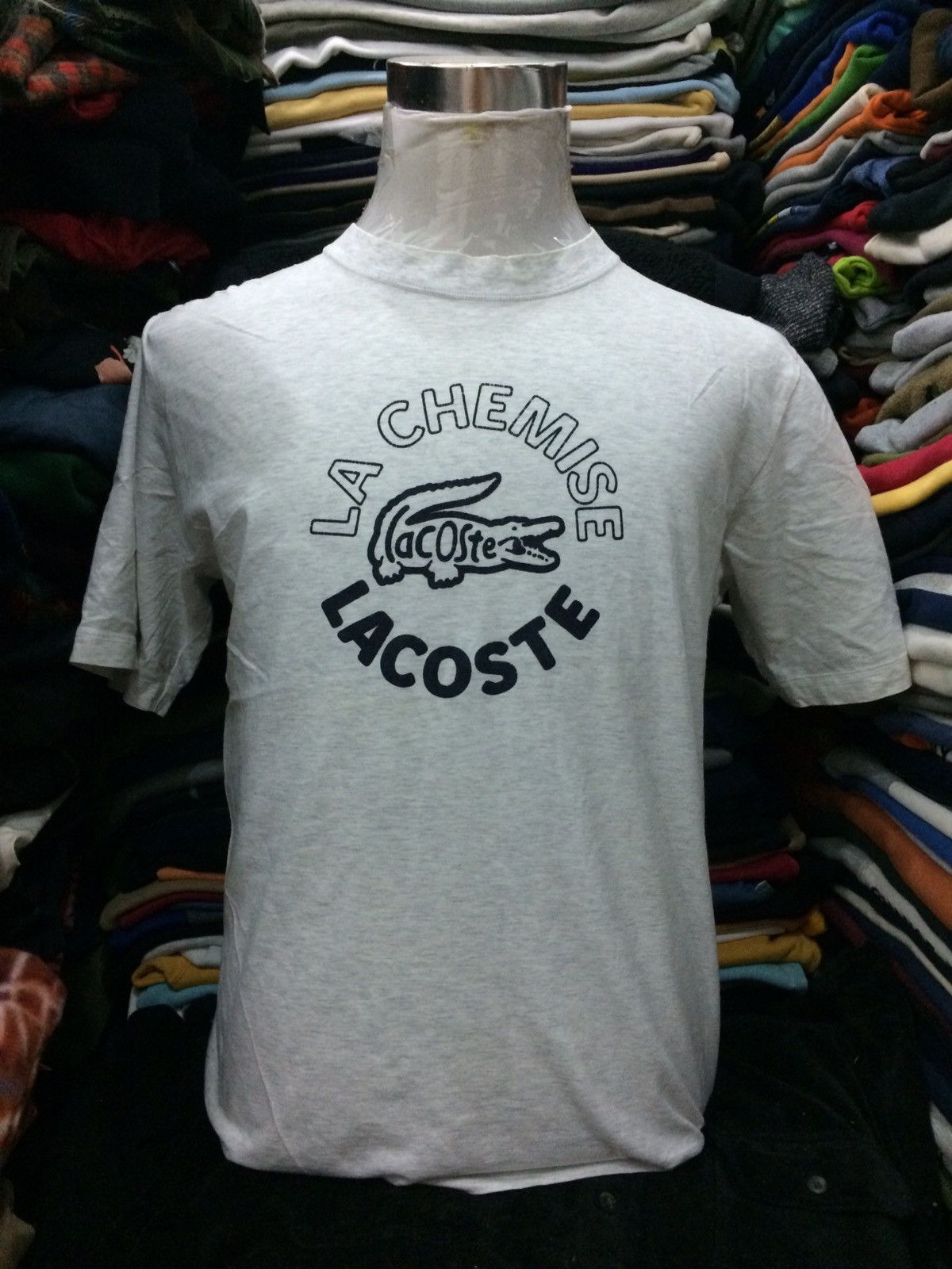 Lacoste Vintage Tennis Lacoste Big Logo Tshirt Size US L / EU 52-54 / 3 - 1 Thumbnail