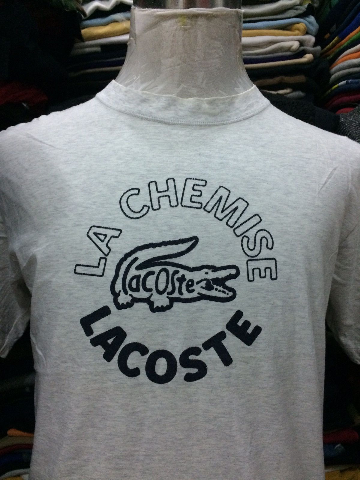 Lacoste Vintage Tennis Lacoste Big Logo Tshirt Size US L / EU 52-54 / 3 - 2 Thumbnail