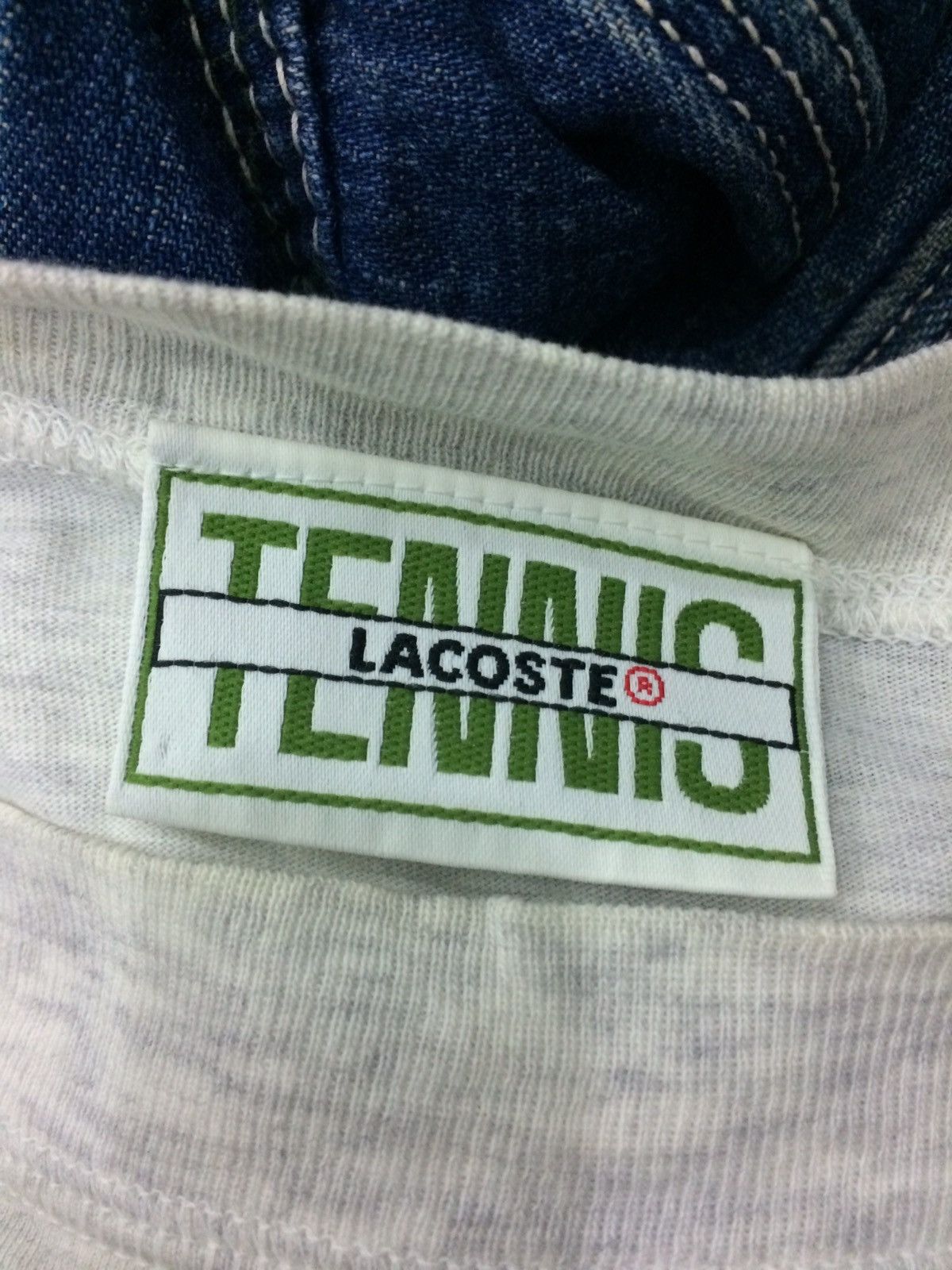 Lacoste Vintage Tennis Lacoste Big Logo Tshirt Size US L / EU 52-54 / 3 - 4 Thumbnail