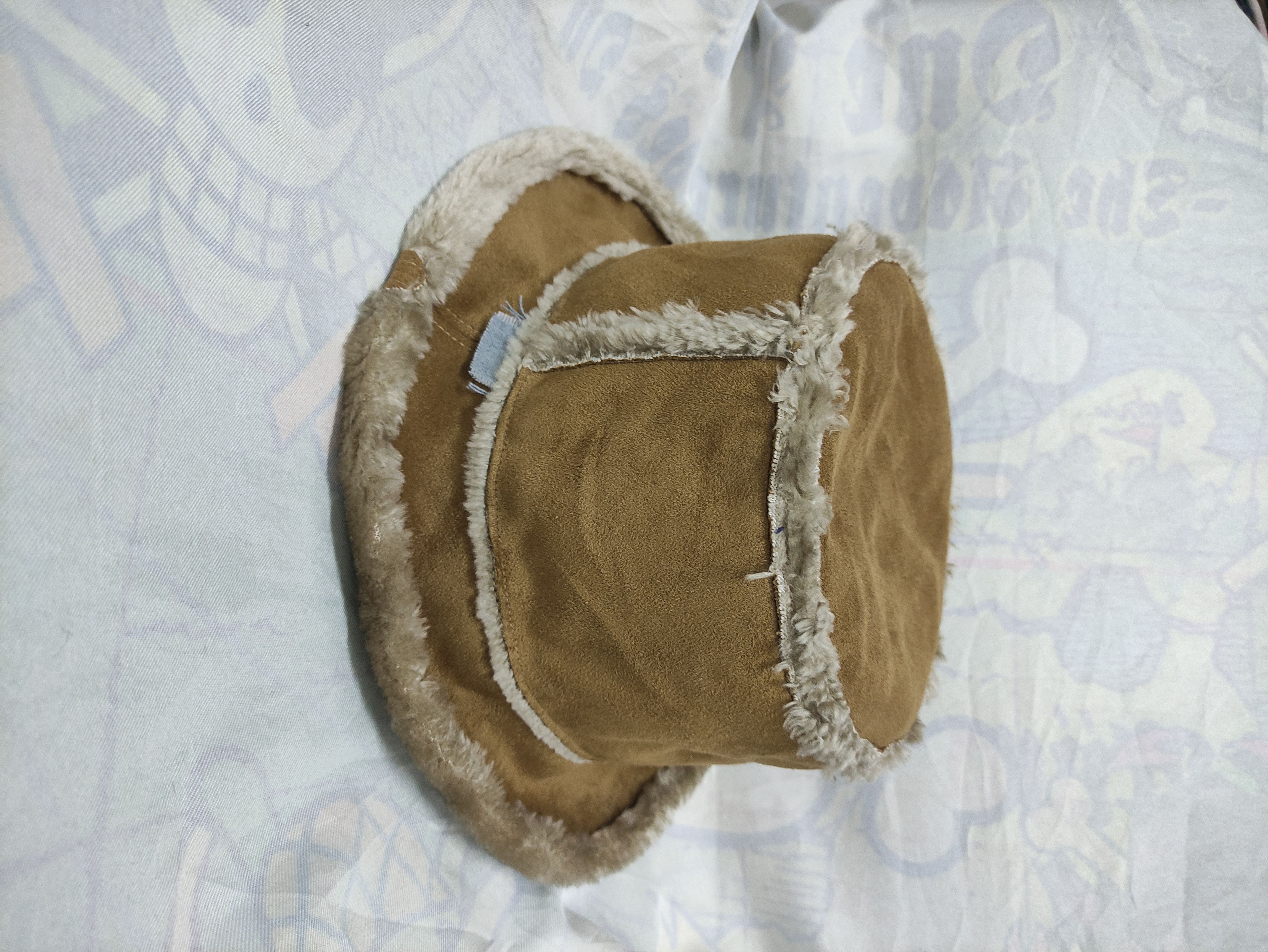 image of Alpha Cubic Vintage Shearling Sherpa Bucket Hat, Men's