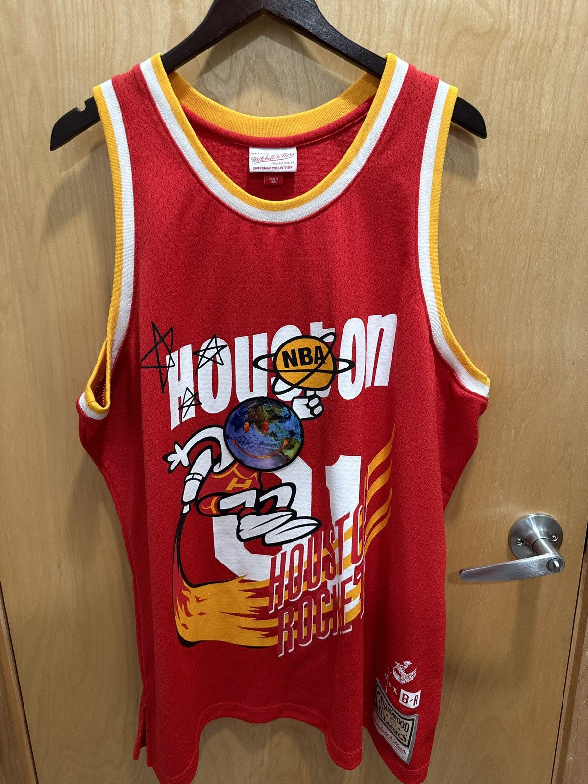 Travis Scott x Mitchell Ness Houston Rockets Jersey