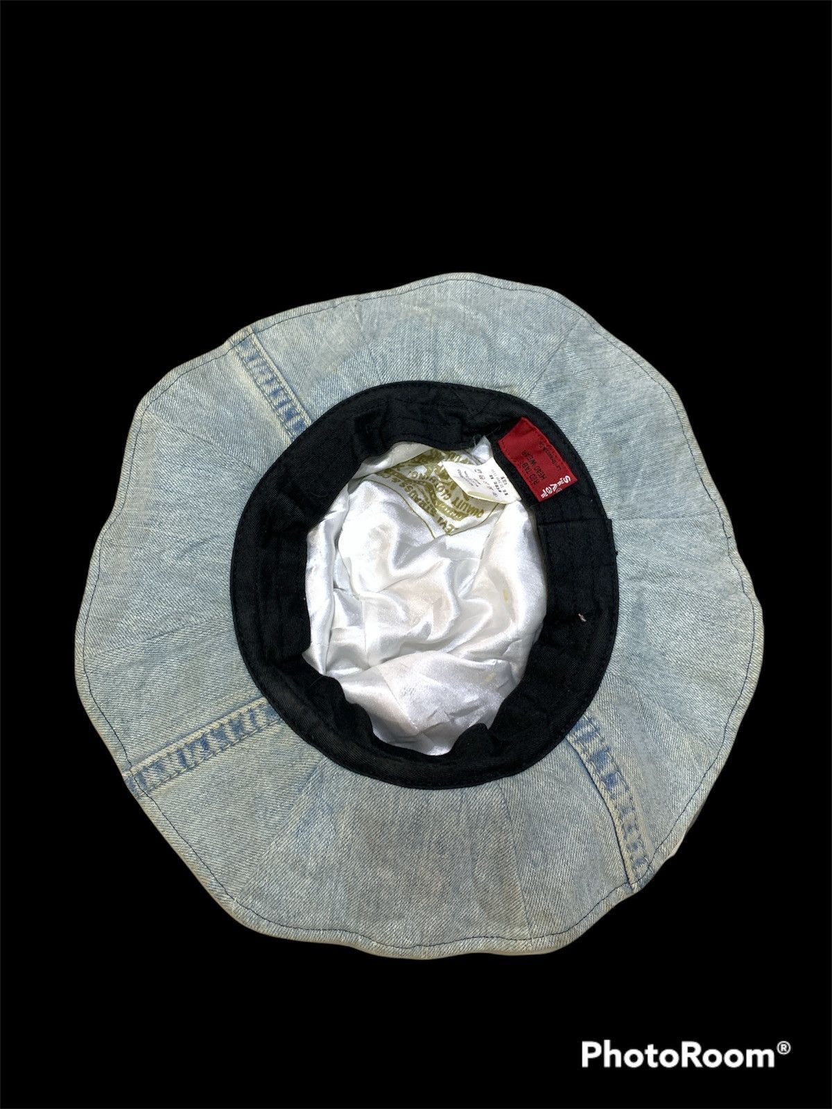 Levi's × Levi's Vintage Clothing LEVIS RED TAB HEAD WEAR SASHIKO PATCHES DENIM HAT Size ONE SIZE - 5 Thumbnail