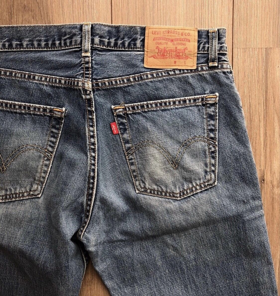 Levi's × Vintage Classic vintage Levis Strauss blue denim jeans 👖 Size US 32 / EU 48 - 10 Thumbnail