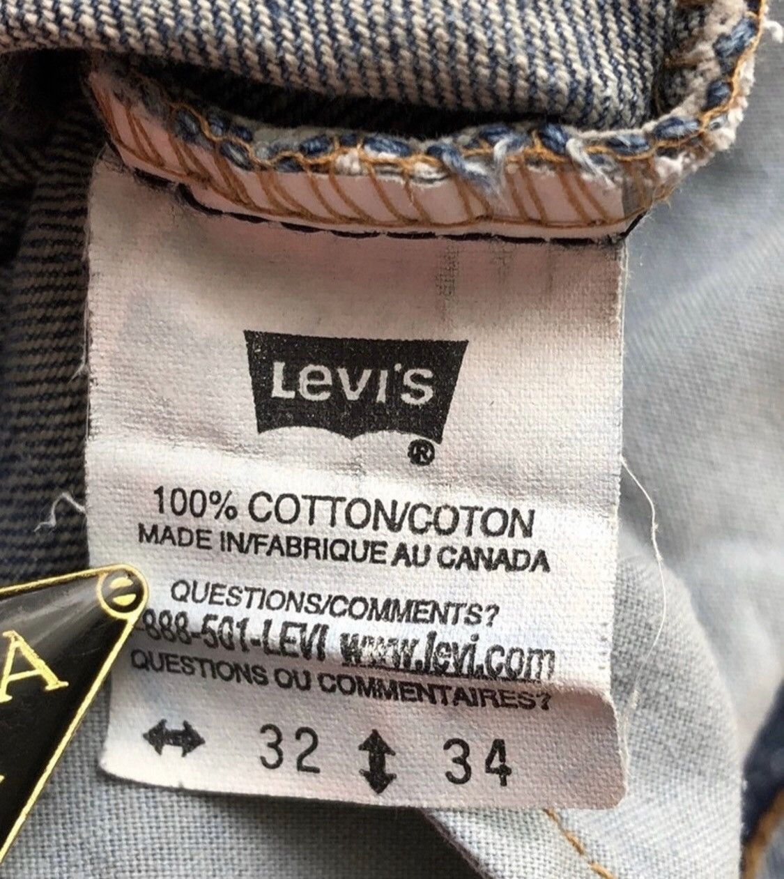 Levi's × Vintage Classic vintage Levis Strauss blue denim jeans 👖 Size US 32 / EU 48 - 8 Thumbnail