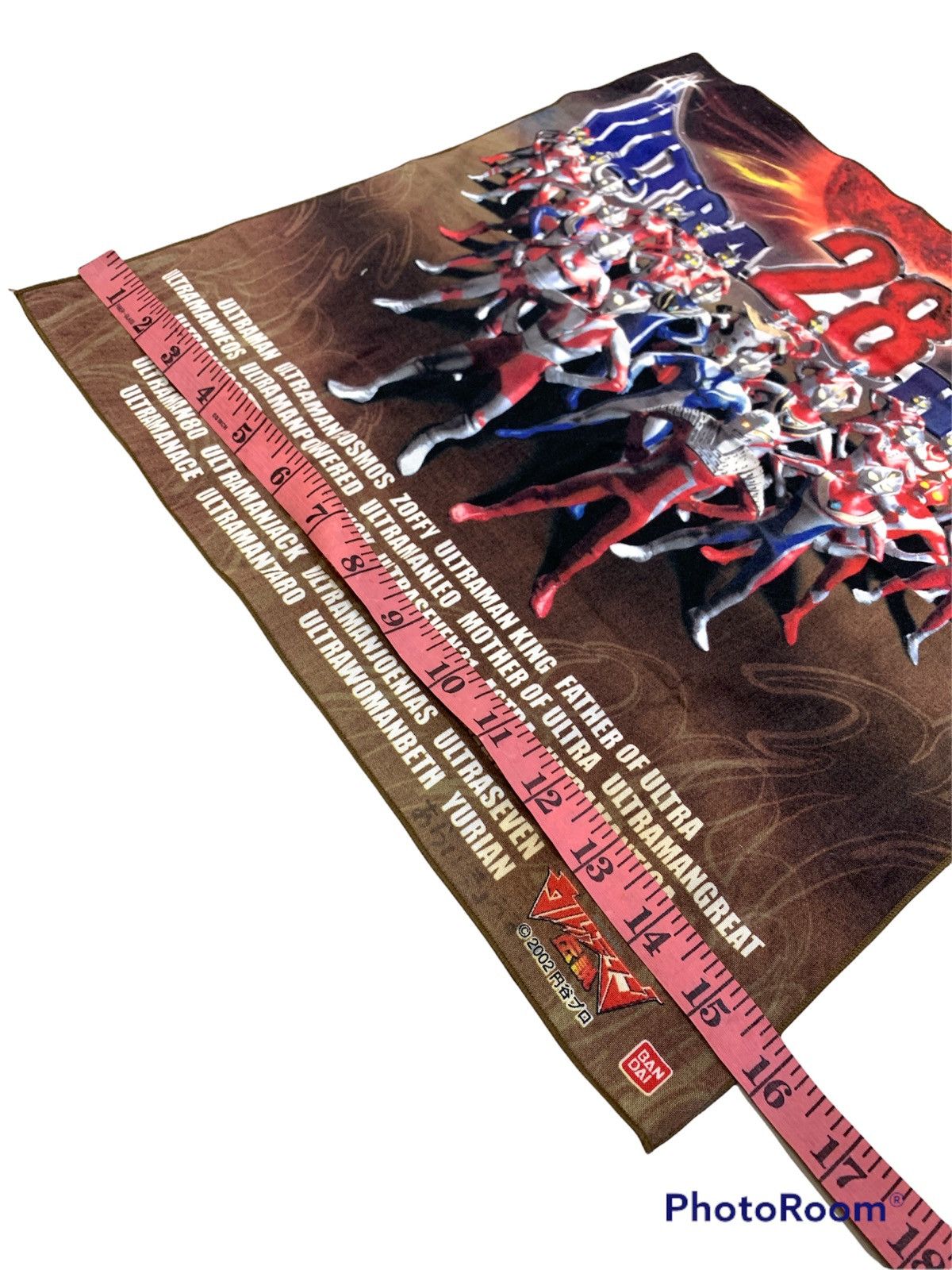 Cartoon Network × Japanese Brand BANDAI ULTRAMAN ULTRAHERO 28 HANDKERCHIEF Size ONE SIZE - 3 Thumbnail