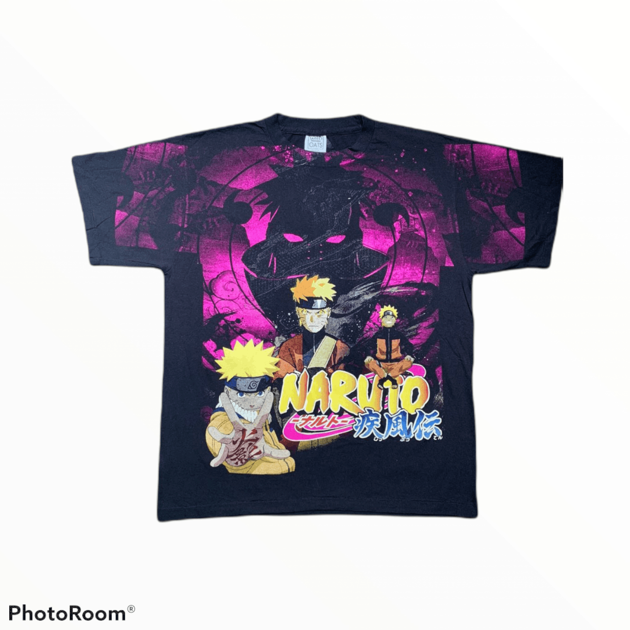 Anime × Vintage Vintage Naruto Shippuden Bootleg Fully Print Tee