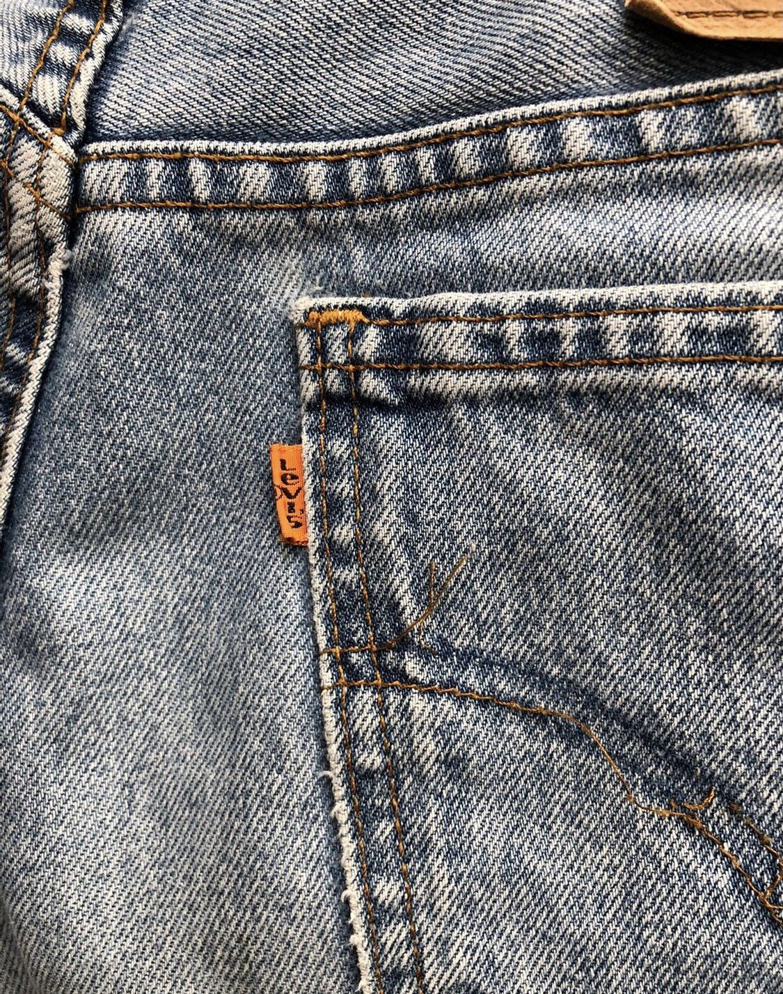Levi's Classic Levis Strauss 501 x custom “kiss” blue denim jeans 👖 Size US 32 / EU 48 - 10 Thumbnail