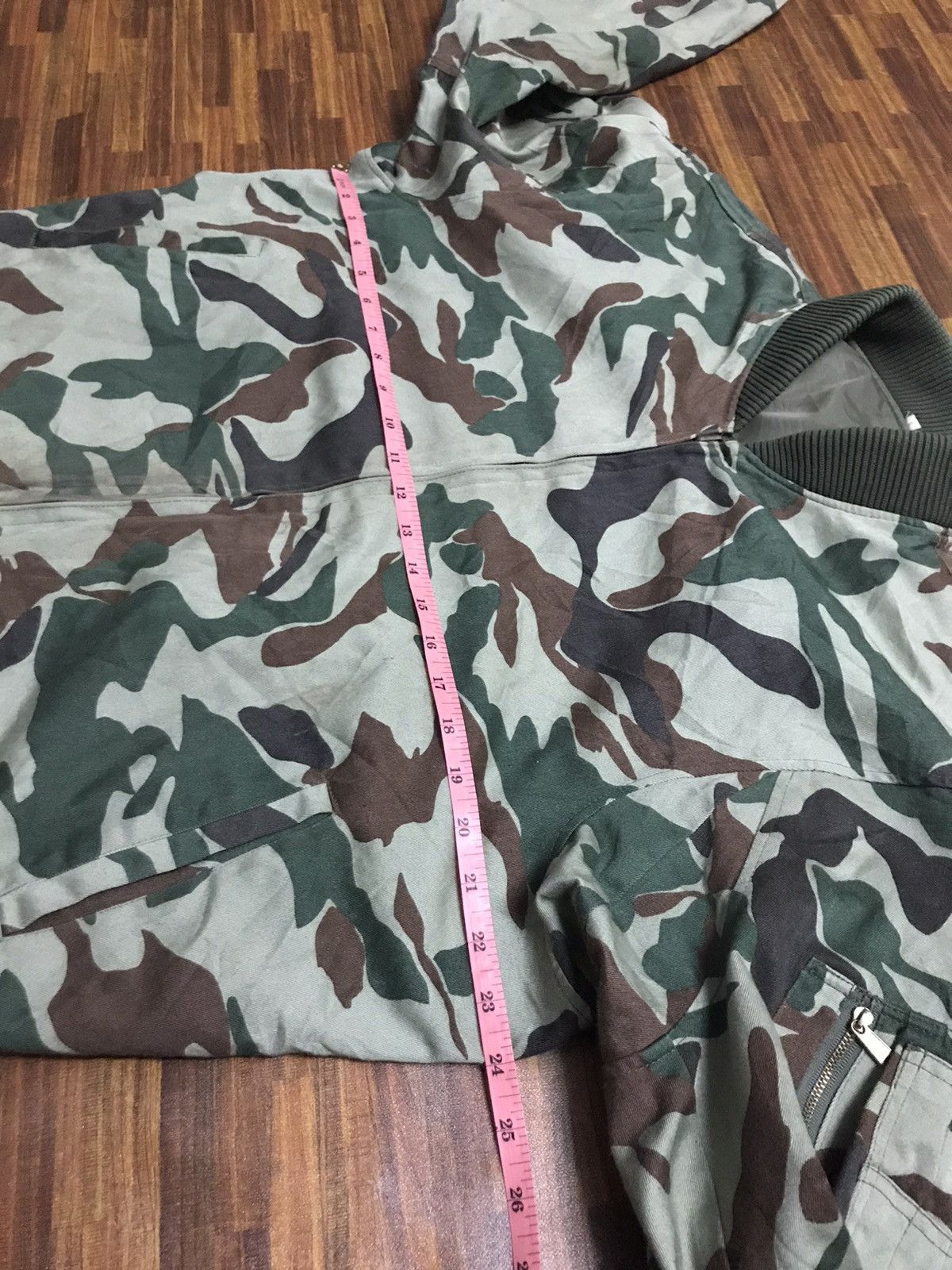 Vintage vintage army reversible bomber jacket Size US L / EU 52-54 / 3 - 6 Thumbnail