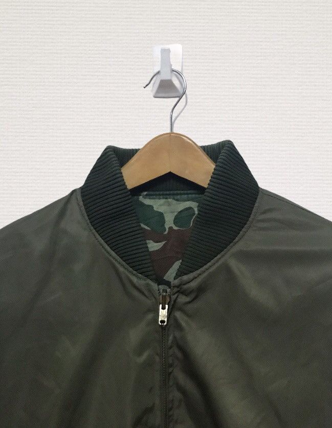 Vintage vintage army reversible bomber jacket Size US L / EU 52-54 / 3 - 5 Thumbnail