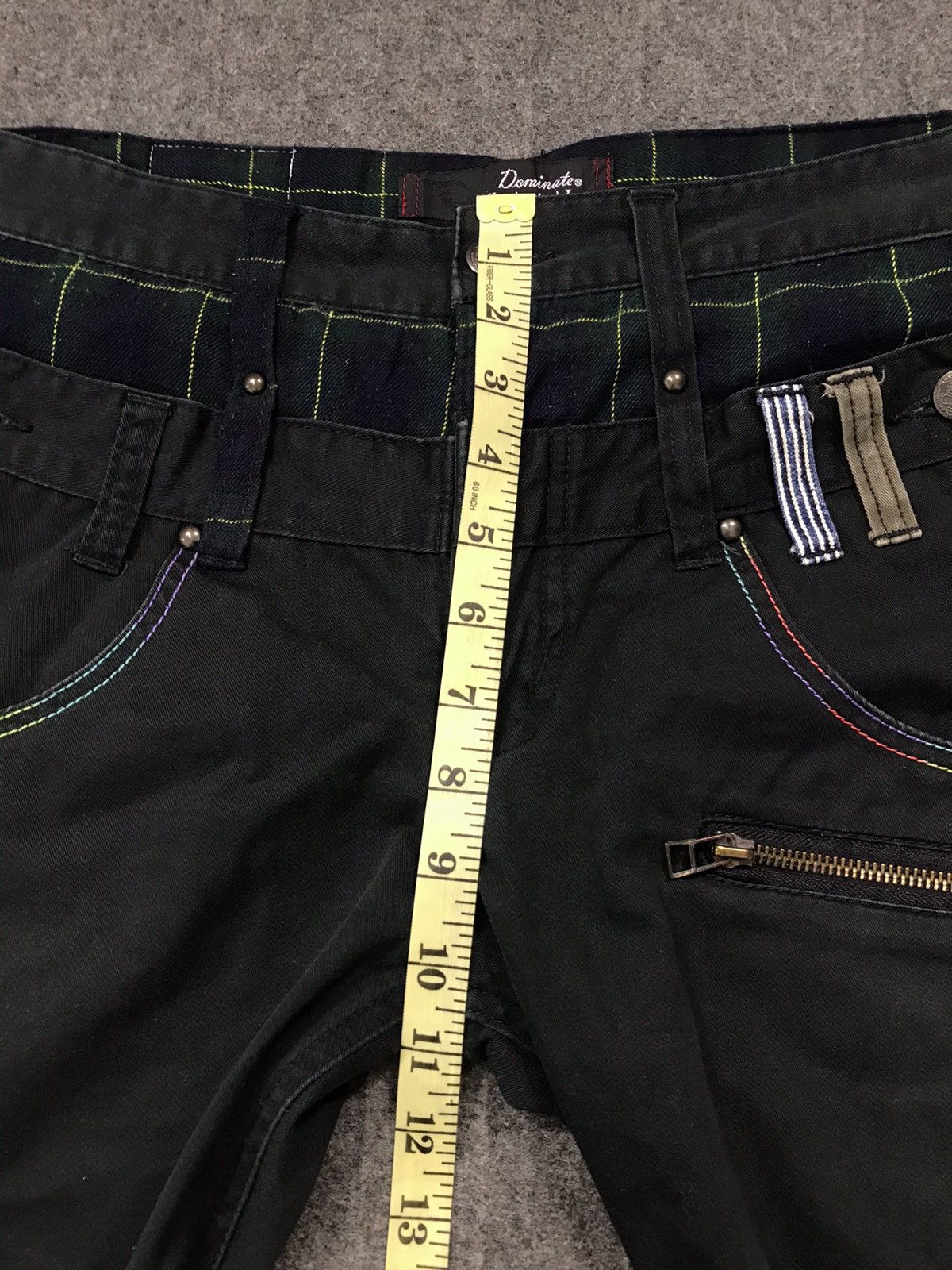 Japanese Brand Dominate Handcrafted Jeans Double Waist Design Pocket Size US 32 / EU 48 - 16 Thumbnail
