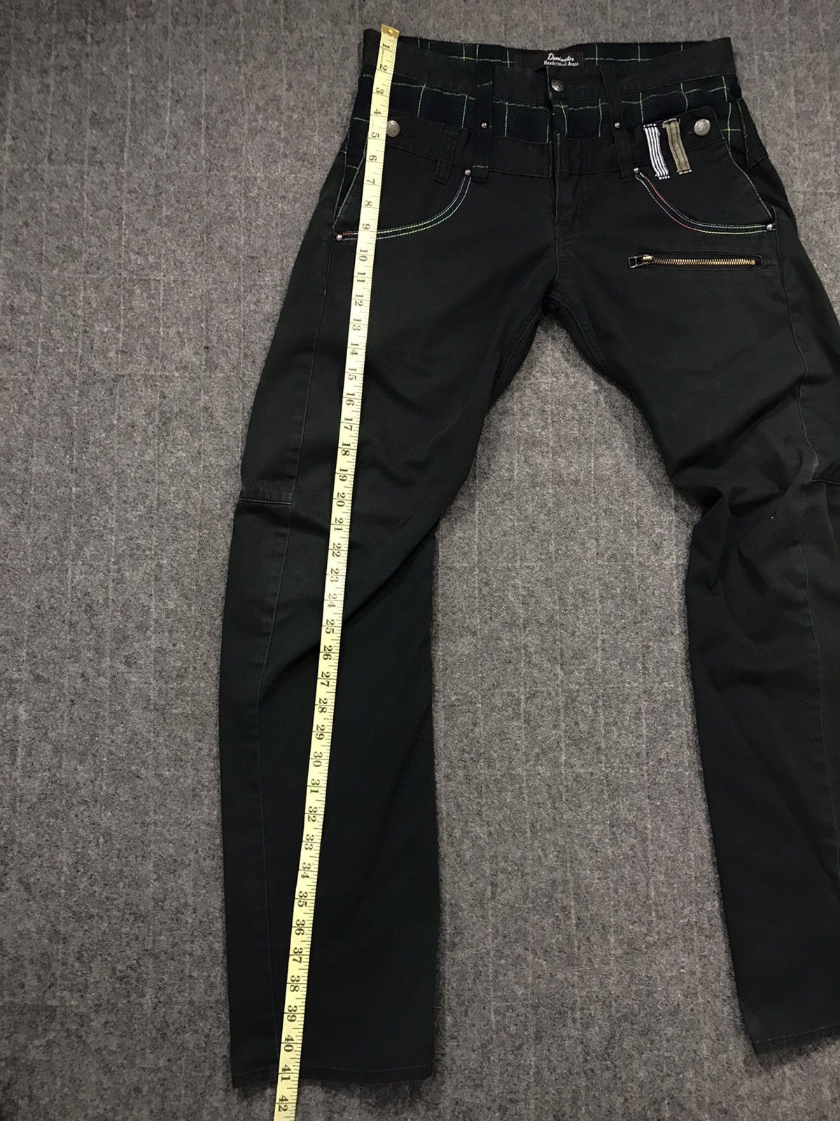 Japanese Brand Dominate Handcrafted Jeans Double Waist Design Pocket Size US 32 / EU 48 - 19 Thumbnail