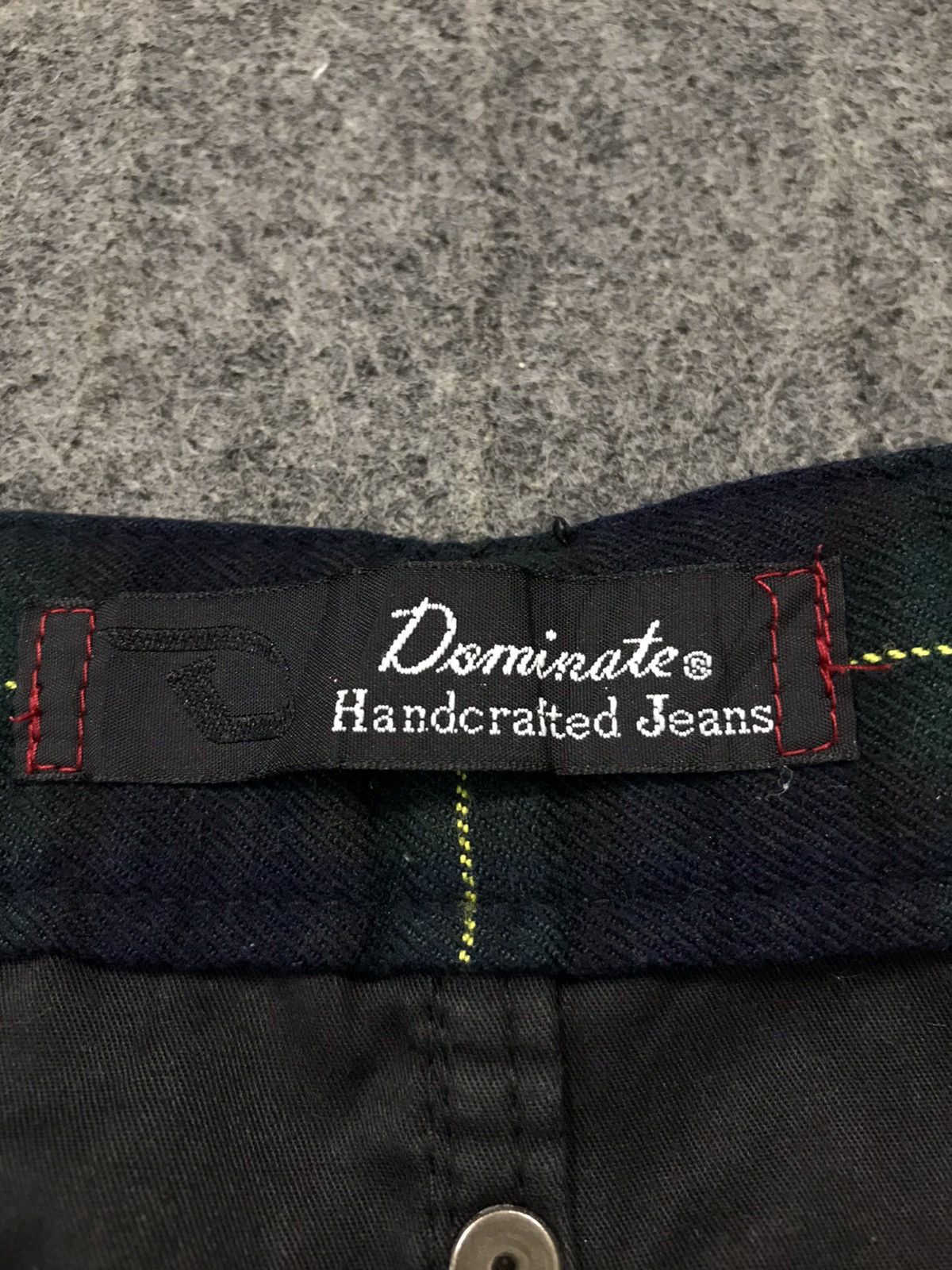 Japanese Brand Dominate Handcrafted Jeans Double Waist Design Pocket Size US 32 / EU 48 - 12 Thumbnail