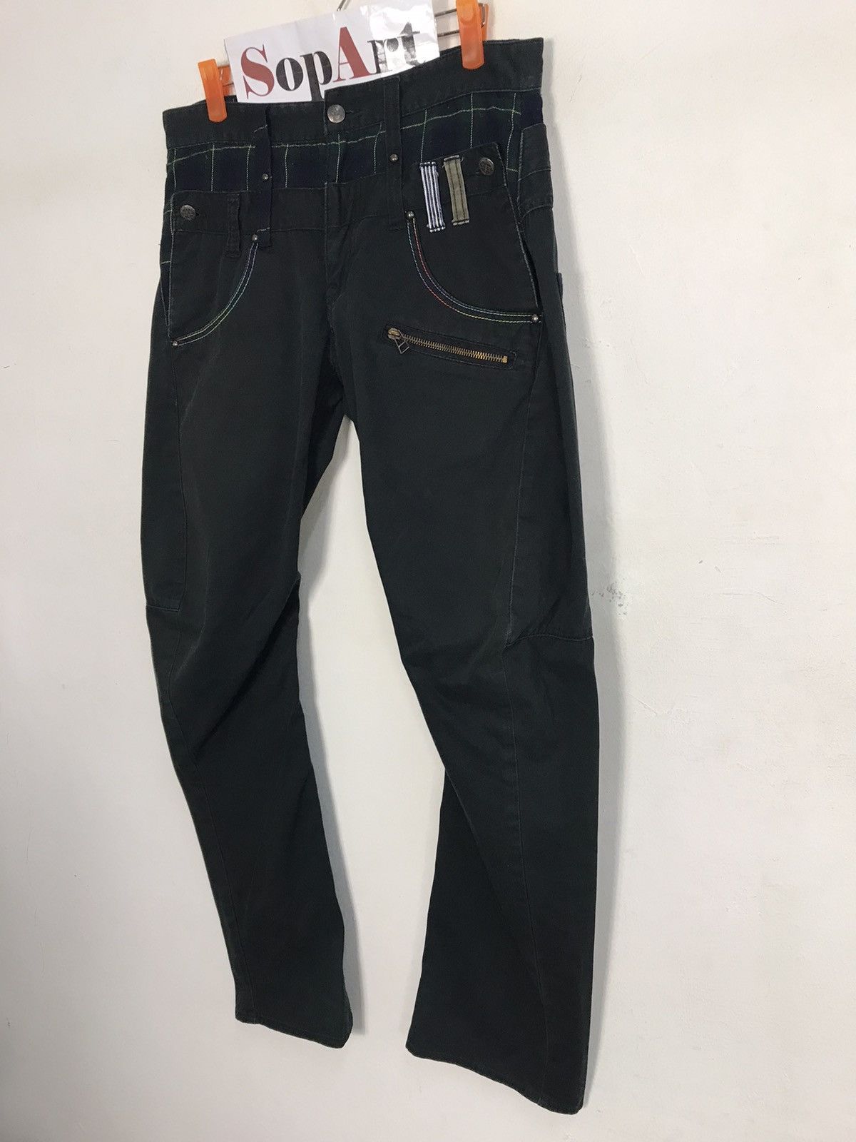 Japanese Brand Dominate Handcrafted Jeans Double Waist Design Pocket Size US 32 / EU 48 - 4 Thumbnail