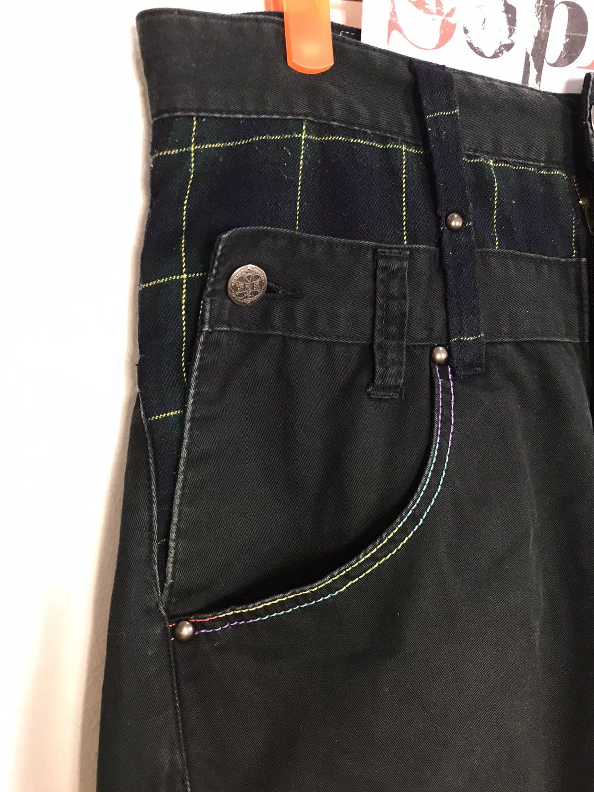 Japanese Brand Dominate Handcrafted Jeans Double Waist Design Pocket Size US 32 / EU 48 - 6 Thumbnail