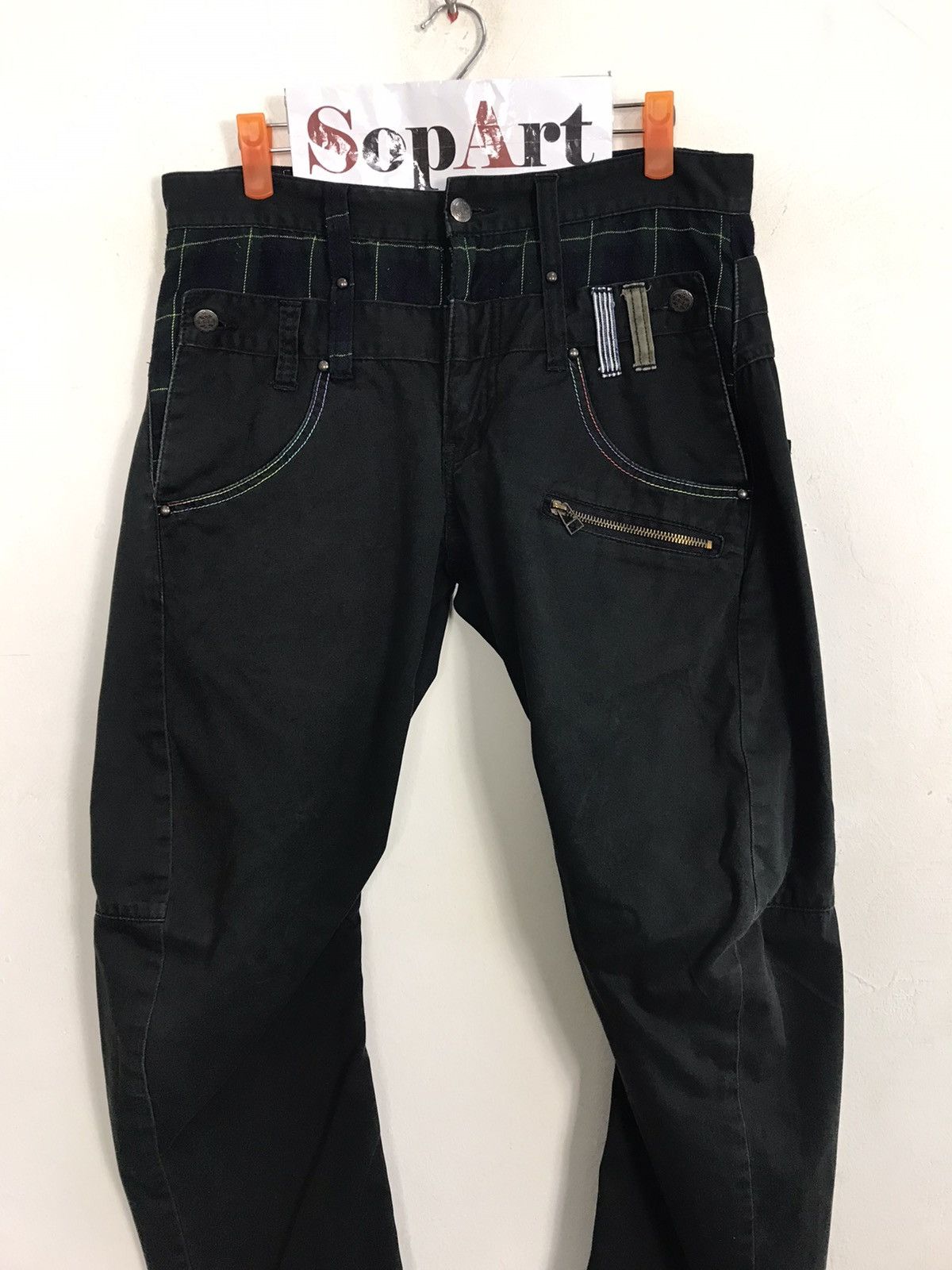 Japanese Brand Dominate Handcrafted Jeans Double Waist Design Pocket Size US 32 / EU 48 - 3 Thumbnail