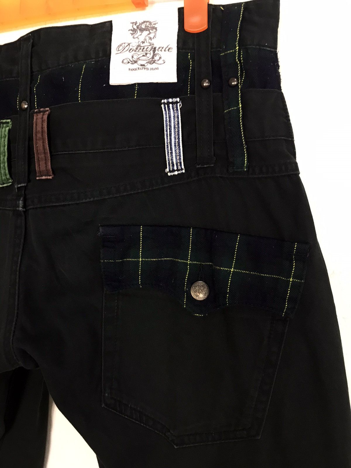Japanese Brand Dominate Handcrafted Jeans Double Waist Design Pocket Size US 32 / EU 48 - 9 Thumbnail