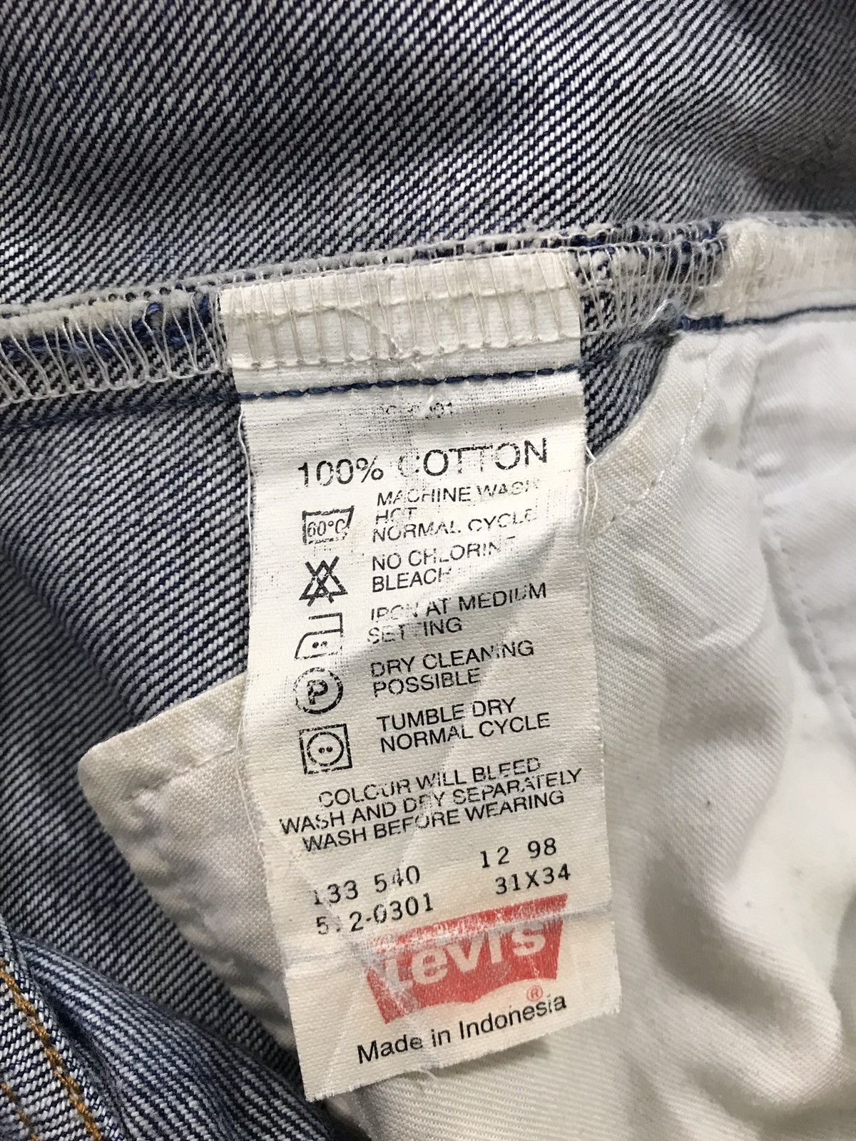 Japanese Brand × Levi's Vintage Clothing × Vintage Vintage Levis distressed Denim Jeans Size US 31 - 15 Thumbnail