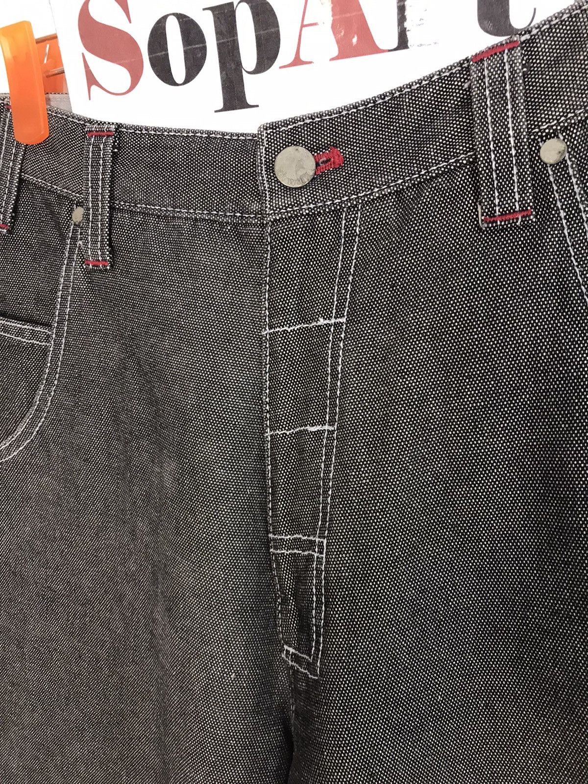Airwalk Vintage Airwalk Carpenter Denim Tactical Cargo Pants Size US 29 - 6 Thumbnail