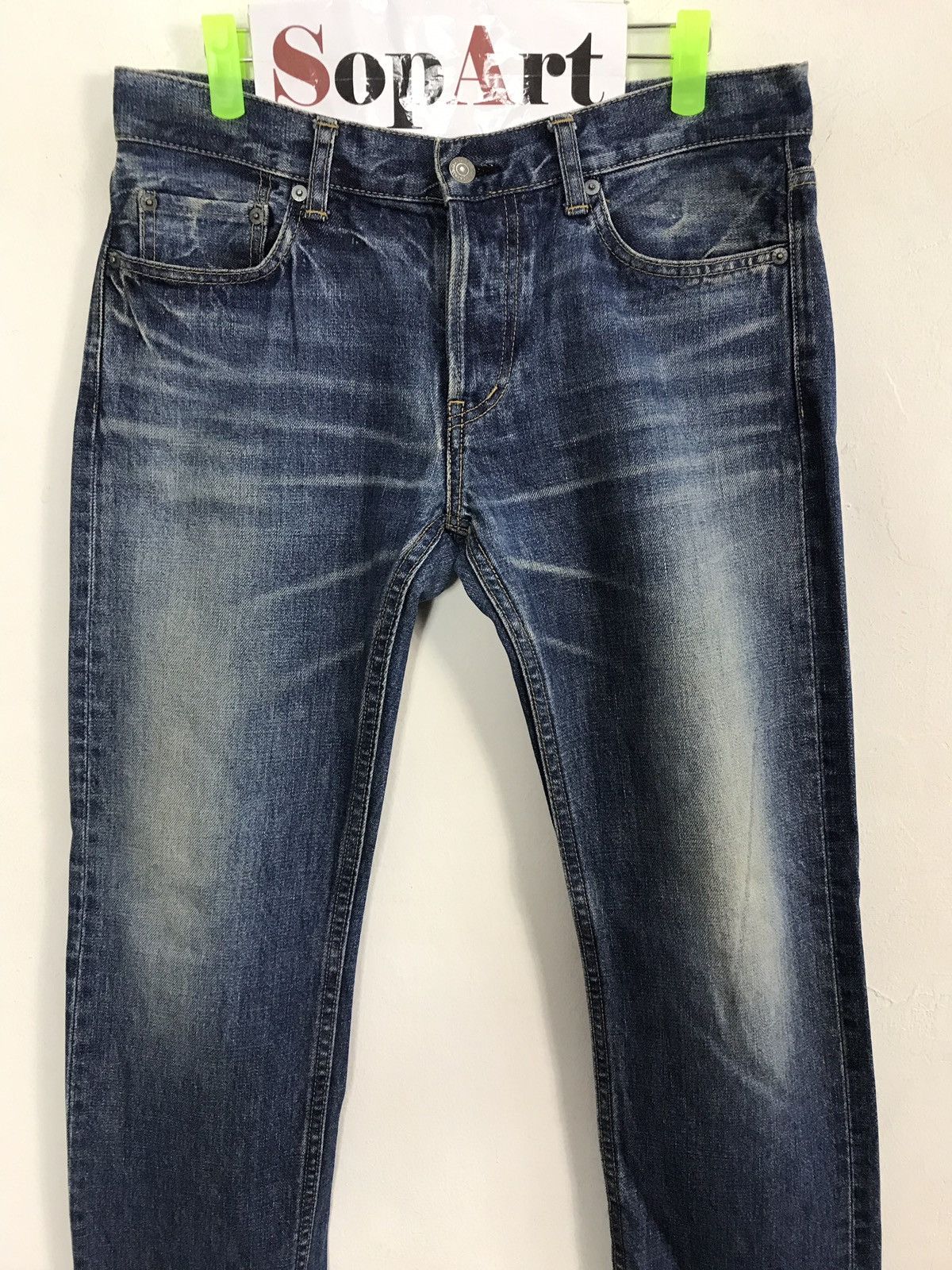 Japanese Brand × Spellbound Vintage Spellbound Domingo co,Ltd Indigo Denim Jeans Size US 32 / EU 48 - 3 Thumbnail