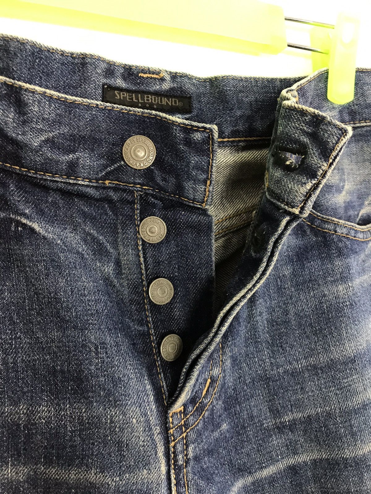Japanese Brand × Spellbound Vintage Spellbound Domingo co,Ltd Indigo Denim Jeans Size US 32 / EU 48 - 8 Thumbnail