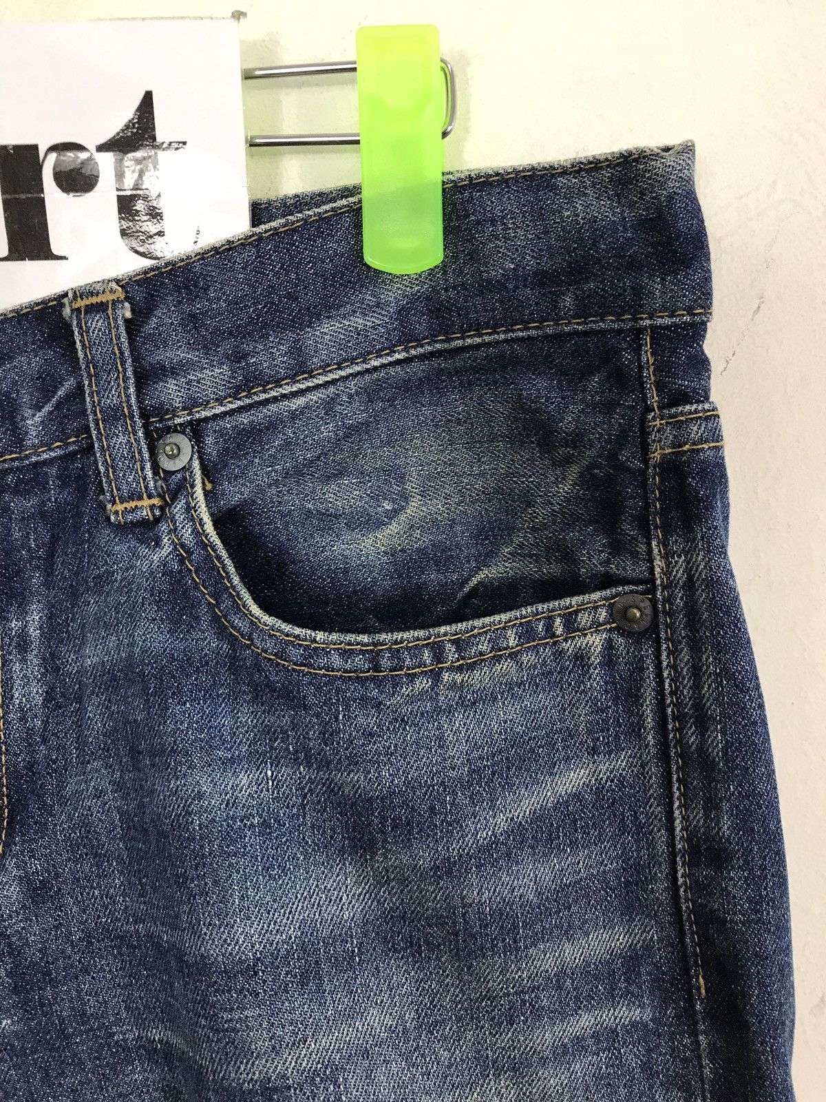 Japanese Brand × Spellbound Vintage Spellbound Domingo co,Ltd Indigo Denim Jeans Size US 32 / EU 48 - 4 Thumbnail