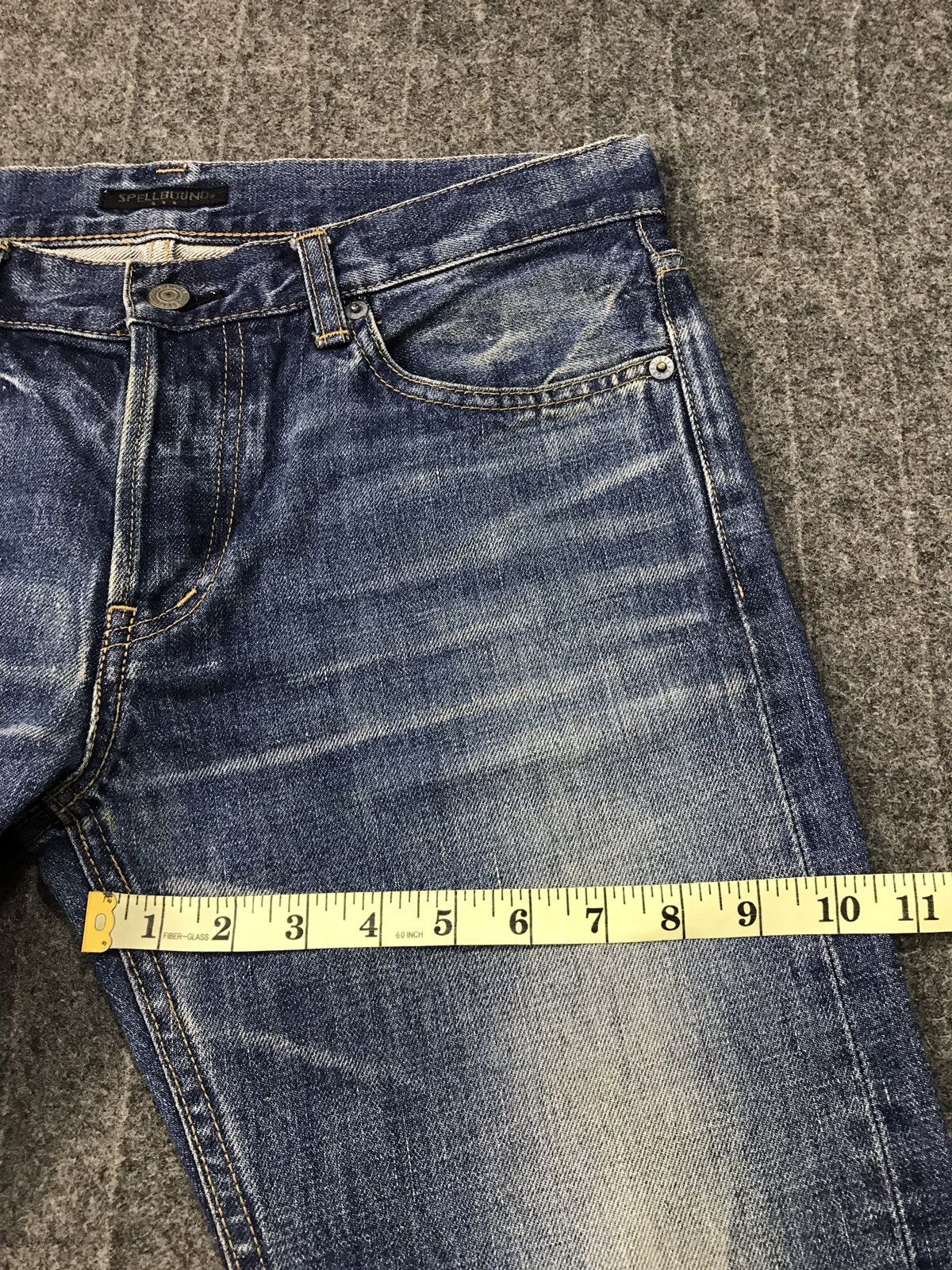 Japanese Brand × Spellbound Vintage Spellbound Domingo co,Ltd Indigo Denim Jeans Size US 32 / EU 48 - 18 Thumbnail