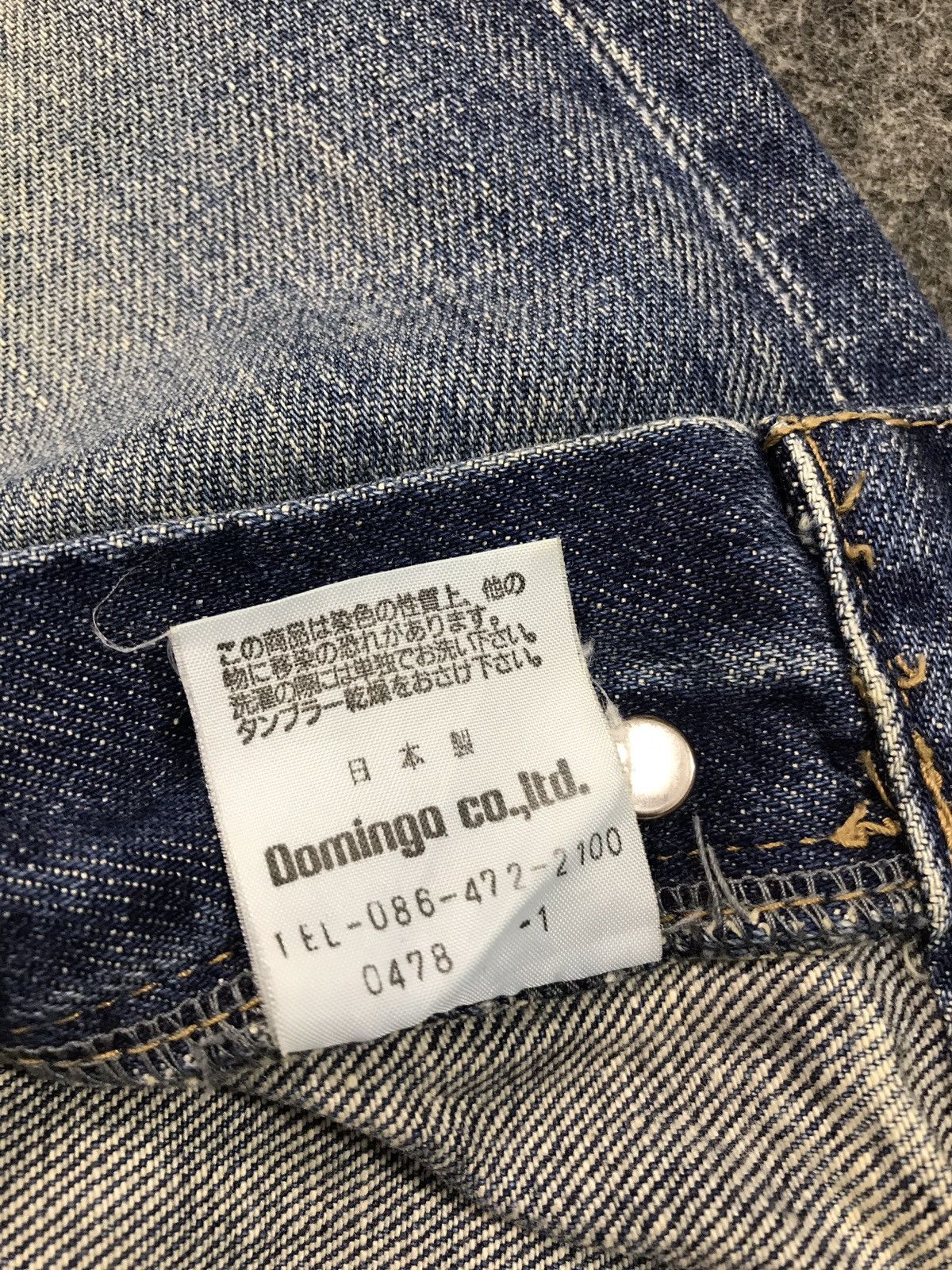 Japanese Brand × Spellbound Vintage Spellbound Domingo co,Ltd Indigo Denim Jeans Size US 32 / EU 48 - 15 Thumbnail