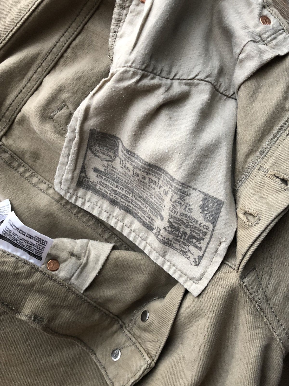 Levi's × Levi's Vintage Clothing × Vintage Stunning Vintage Classic Levis Strauss 510 denim jeans 👖 Size US 32 / EU 48 - 8 Thumbnail