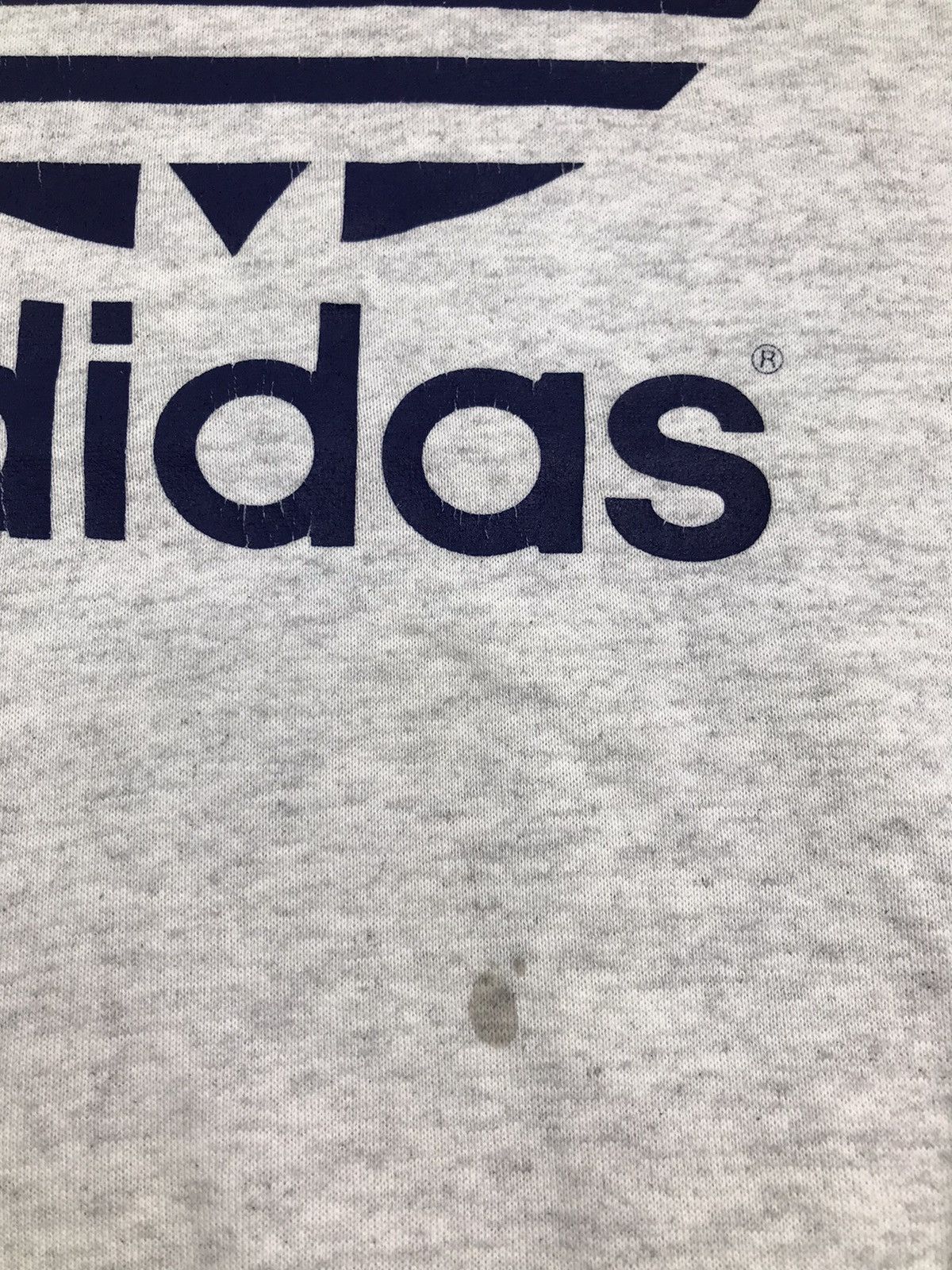 Adidas Vtg 90s Adidas Trefoil biglogo crewneck Sweat Size US L / EU 52-54 / 3 - 8 Thumbnail