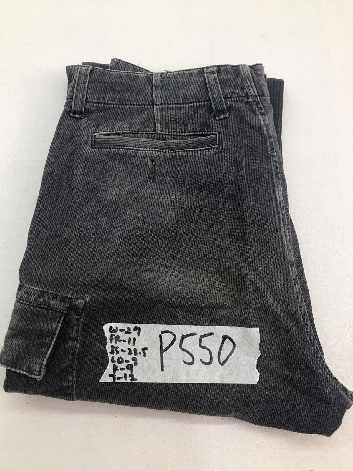 Japanese Brand Blanc Bleu Marine cargo Multipocket denim pants Size US 29 - 21 Thumbnail
