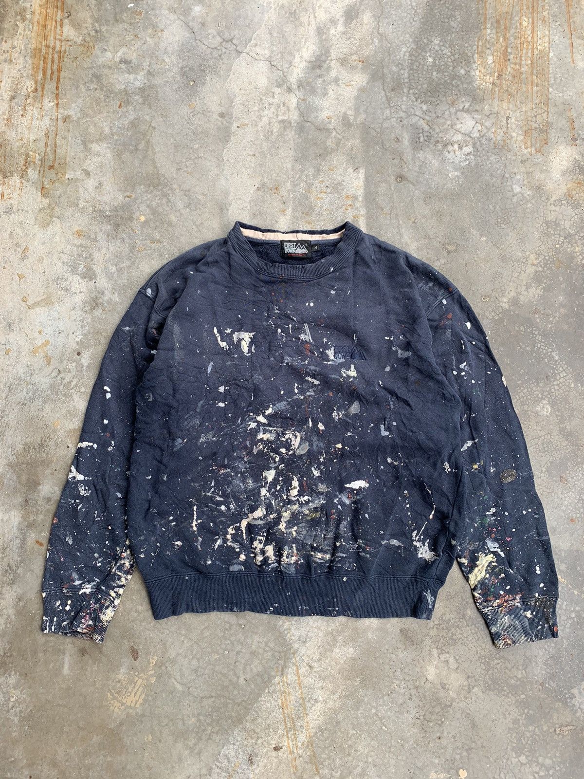 Vintage Vintage First Down Painter Sweatshirt Size US M / EU 48-50 / 2 - 1 Thumbnail