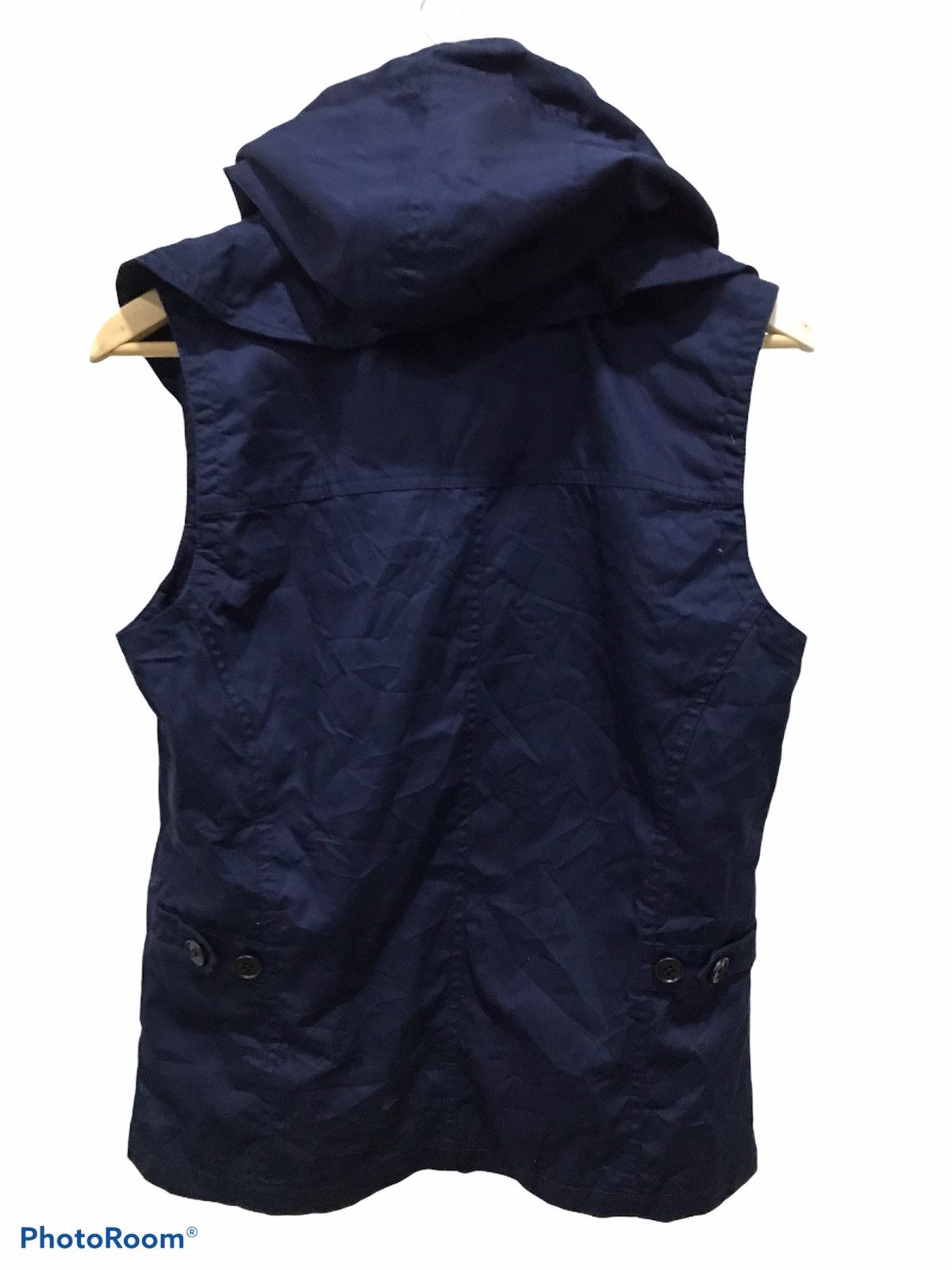 Michel Klein Michel Klein PUNK STYLE HOODED SLEEVELESS VEST Size US M / EU 48-50 / 2 - 4 Thumbnail