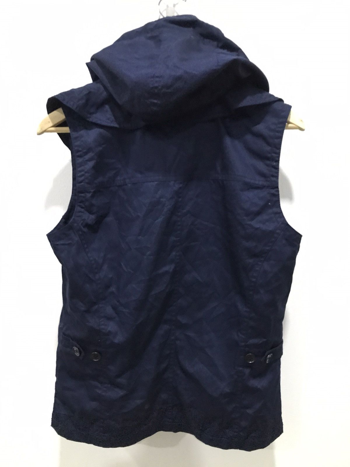 Michel Klein Michel Klein PUNK STYLE HOODED SLEEVELESS VEST Size US M / EU 48-50 / 2 - 14 Thumbnail