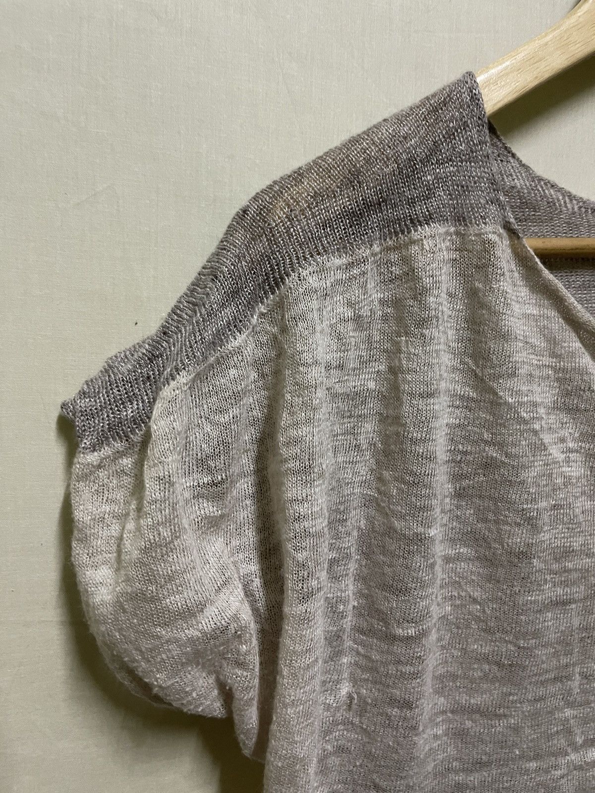 Issey Miyake × Japanese Brand Plantation Mesh Top Japan Size M / US 6-8 / IT 42-44 - 2 Thumbnail