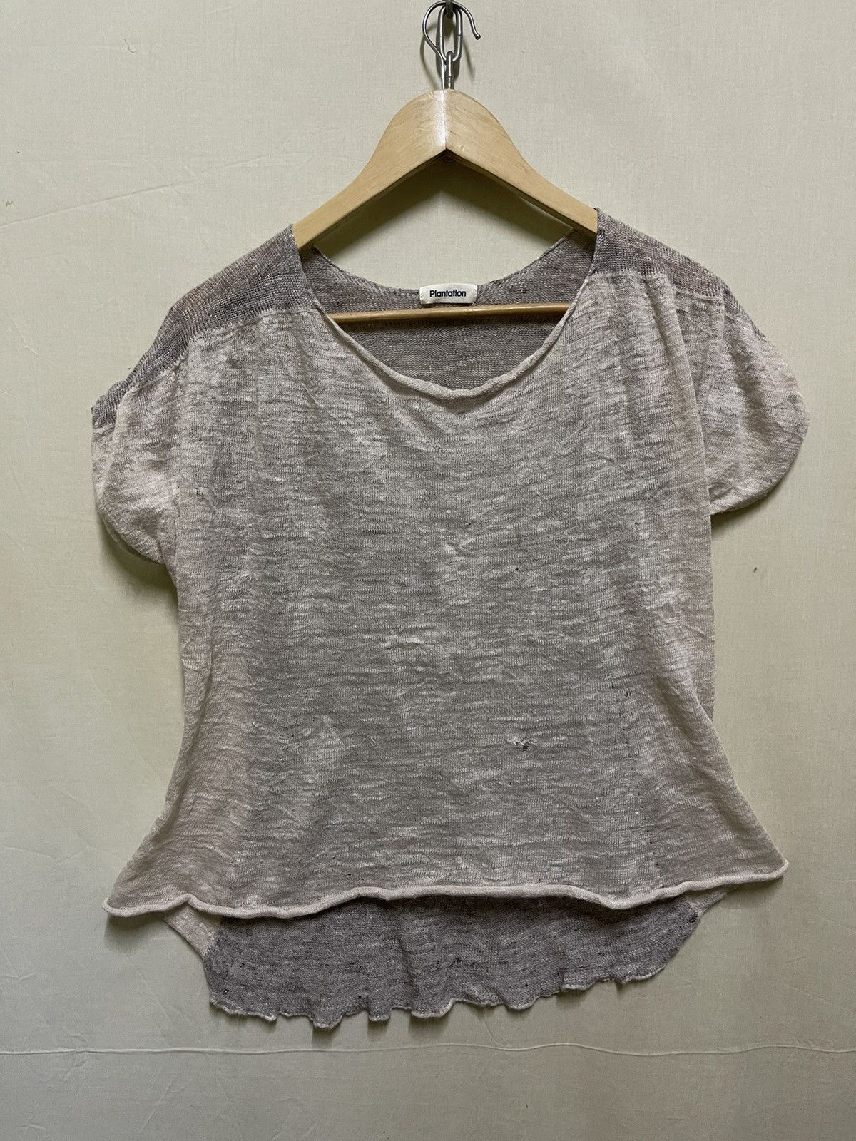 Issey Miyake × Japanese Brand Plantation Mesh Top Japan Size M / US 6-8 / IT 42-44 - 1 Thumbnail