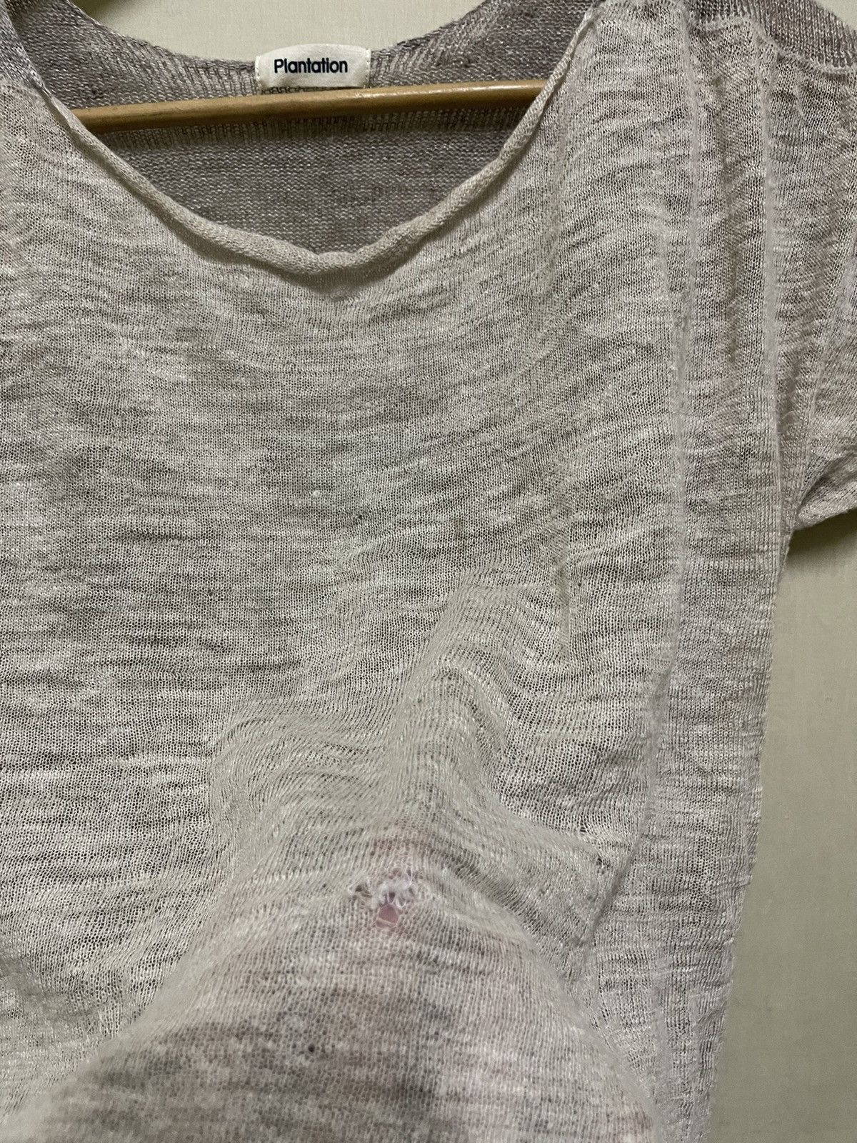 Issey Miyake × Japanese Brand Plantation Mesh Top Japan Size M / US 6-8 / IT 42-44 - 5 Thumbnail