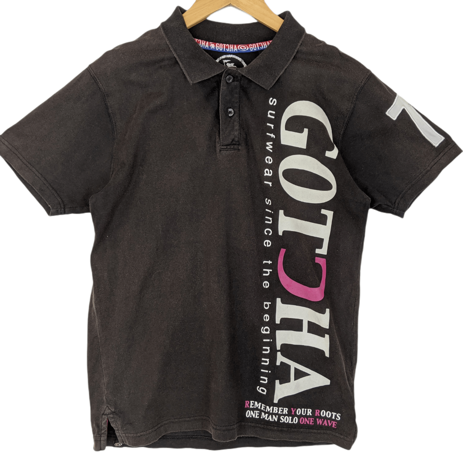Gotcha GOTCHA Big Logo Polo Shirt Size US L / EU 52-54 / 3 - 2 Thumbnail