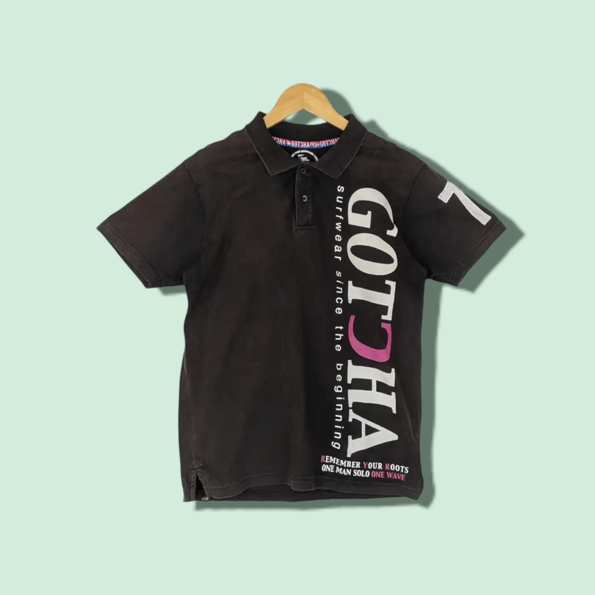 Gotcha GOTCHA Big Logo Polo Shirt Size US L / EU 52-54 / 3 - 1 Thumbnail