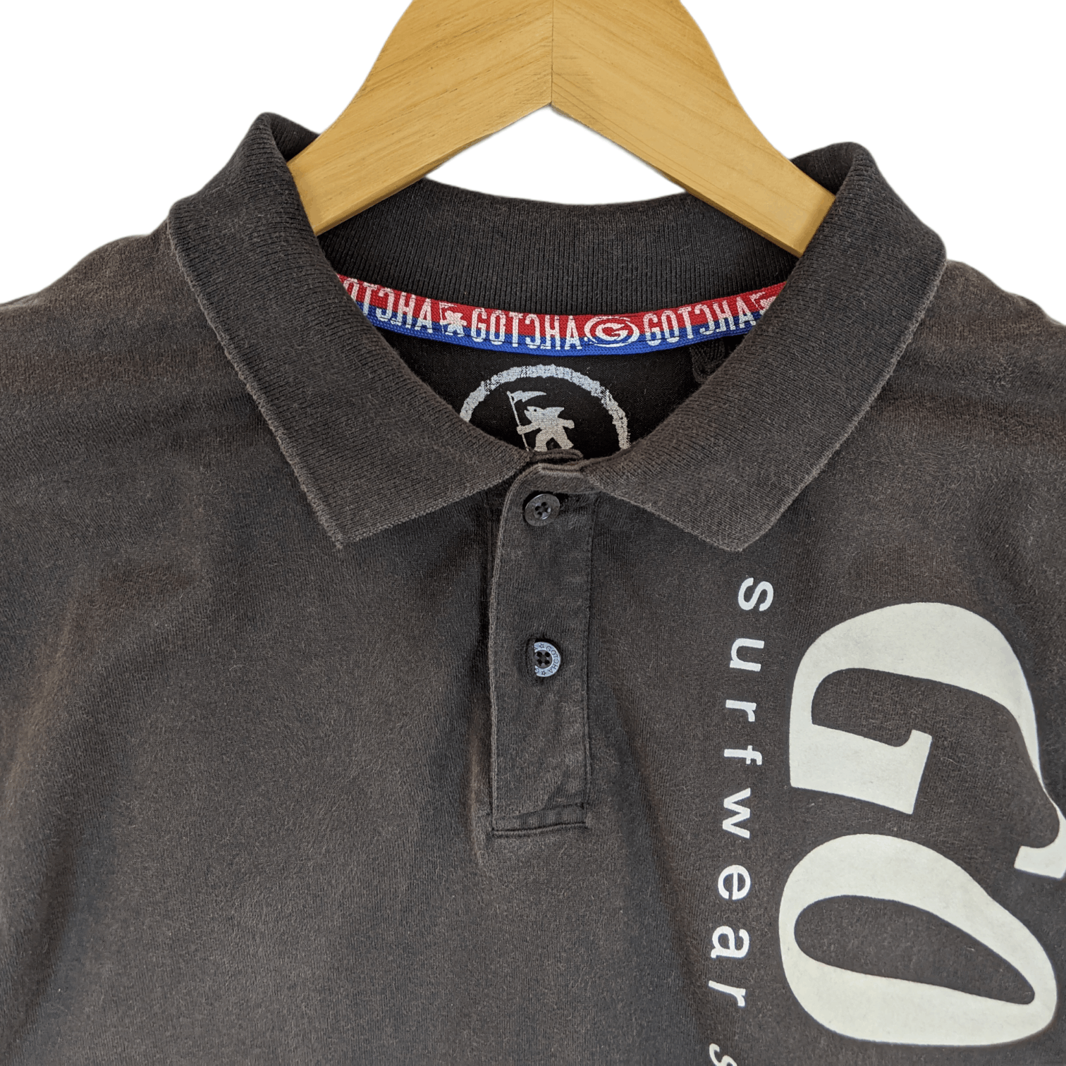 Gotcha GOTCHA Big Logo Polo Shirt Size US L / EU 52-54 / 3 - 6 Thumbnail