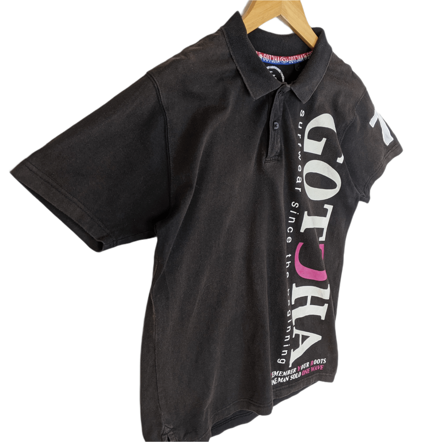 Gotcha GOTCHA Big Logo Polo Shirt Size US L / EU 52-54 / 3 - 3 Thumbnail