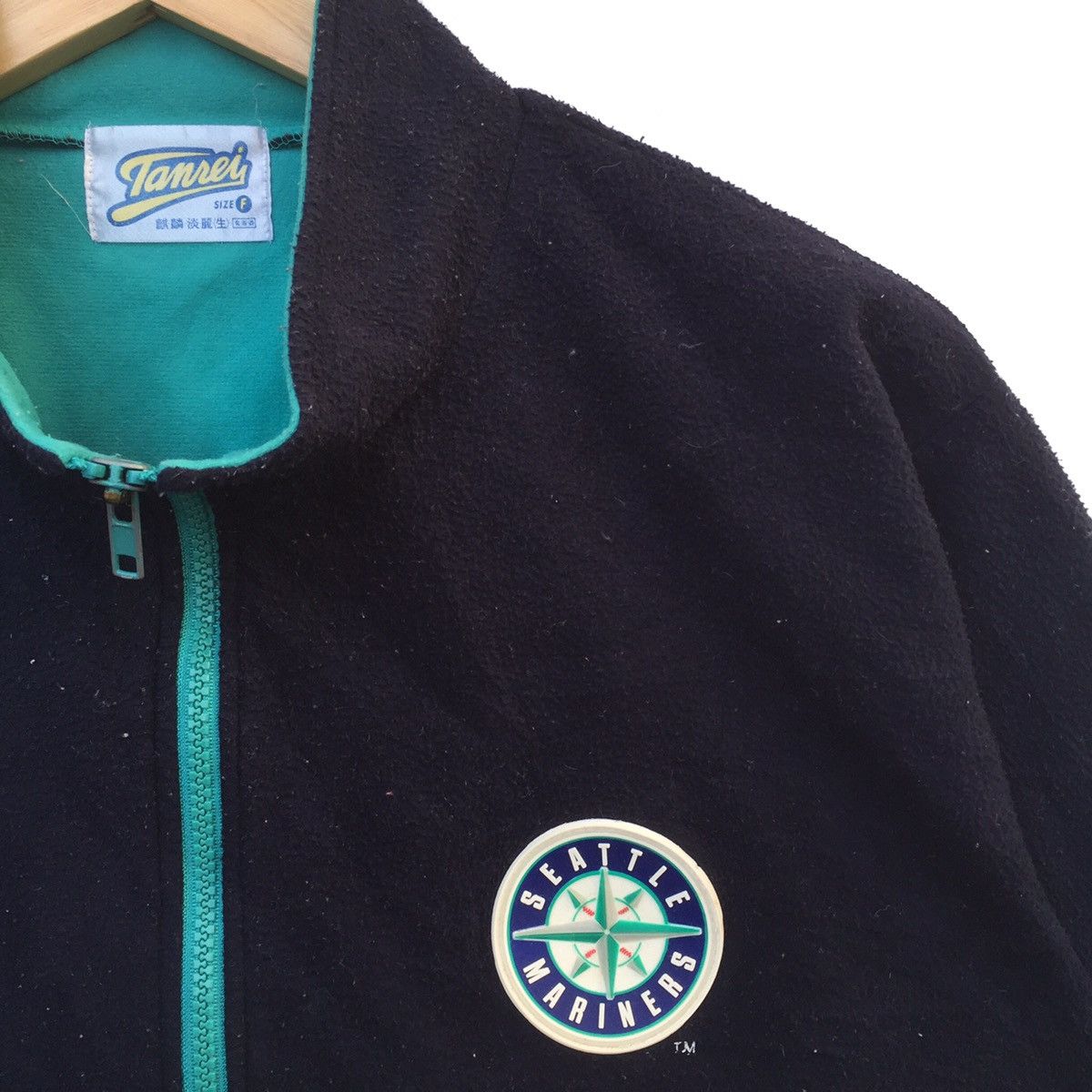 MLB Seattle Marines Big Logo Jacket Sweater | Spell Out | M Size US M / EU 48-50 / 2 - 3 Thumbnail